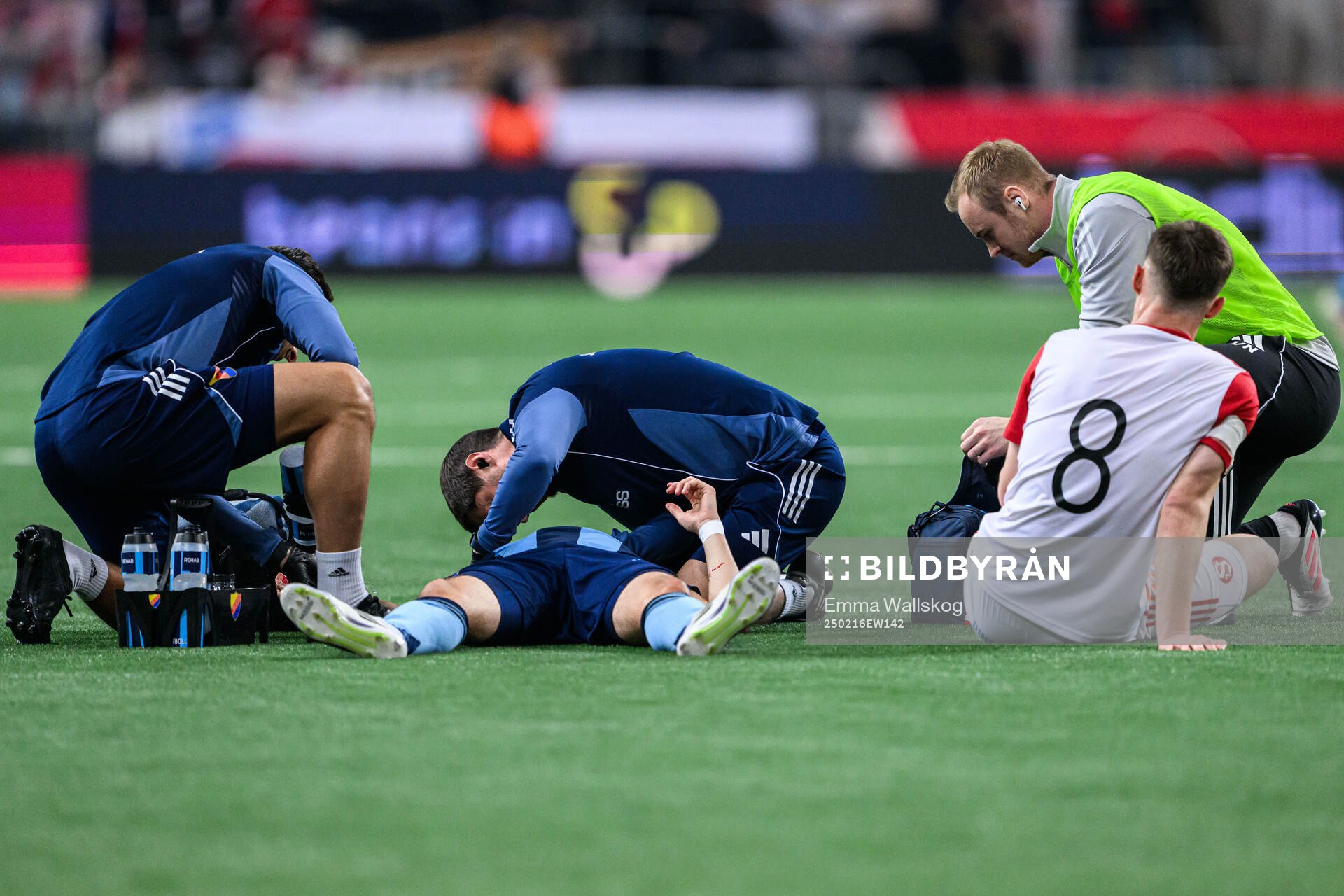 Djurgårdens Oskar Fallenius och Sandvikens IFs Daniel