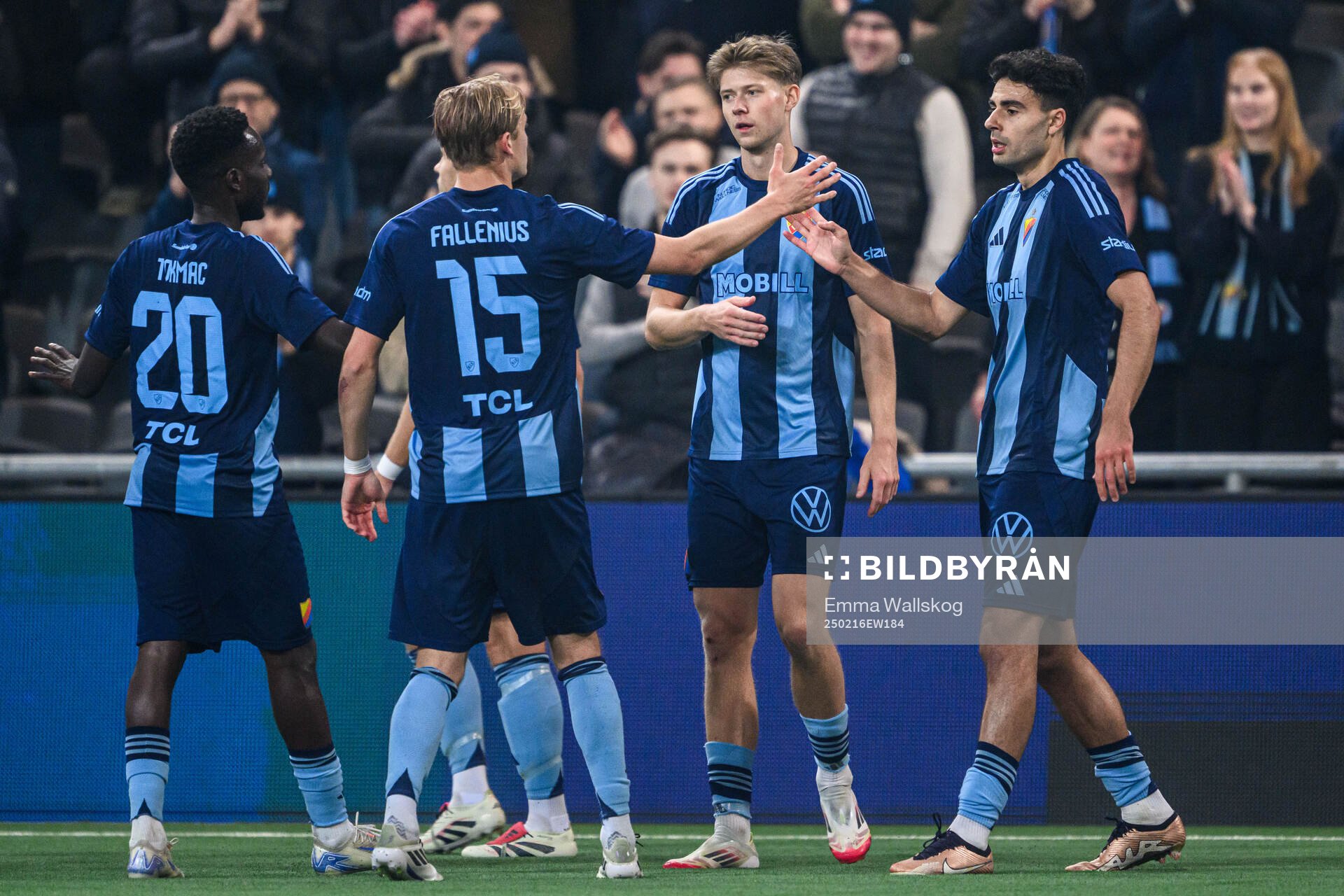under fotbollsmatchen i Svenska Cupen mellan Djurgården