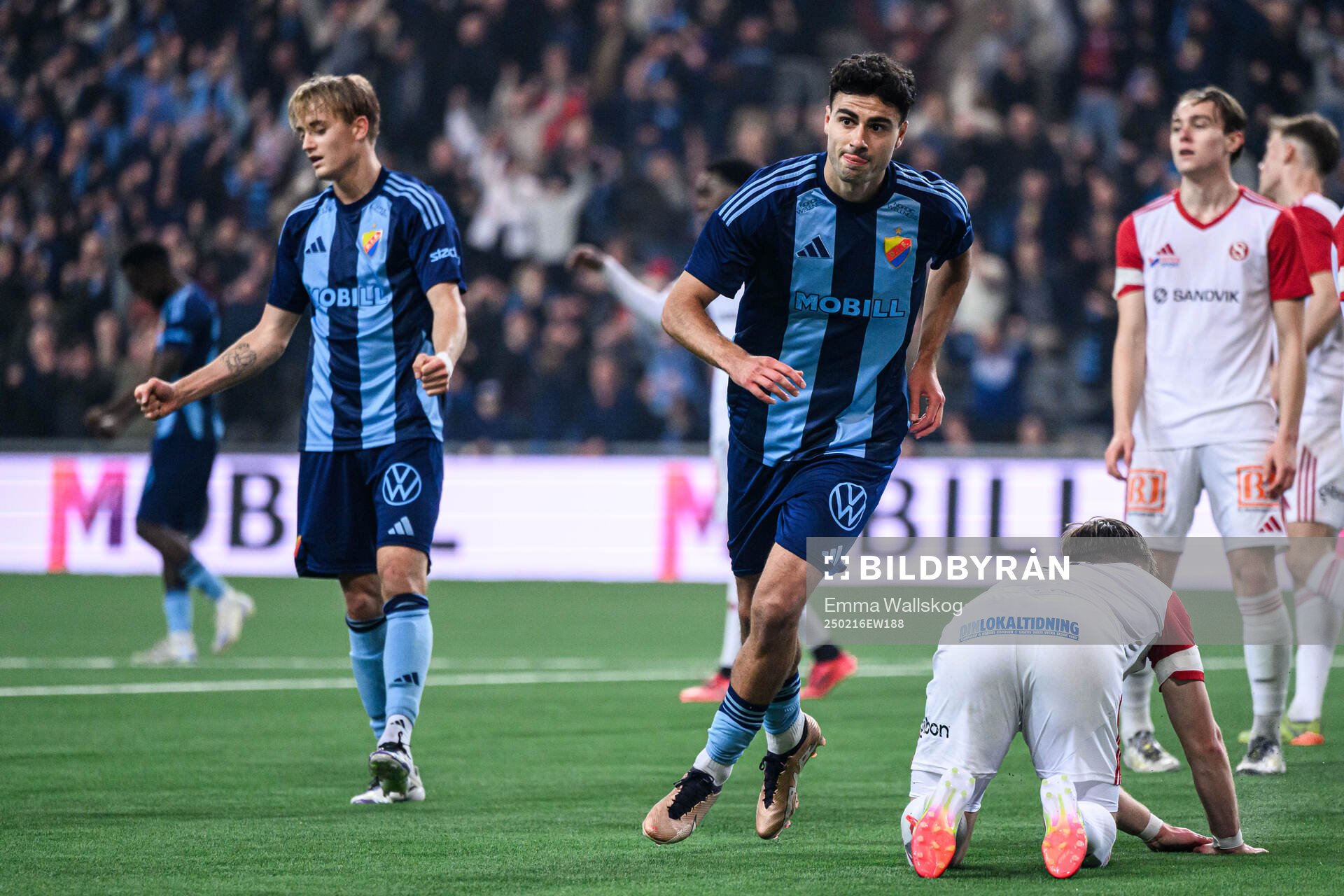 Djurgårdens Deniz Hummet  jublar