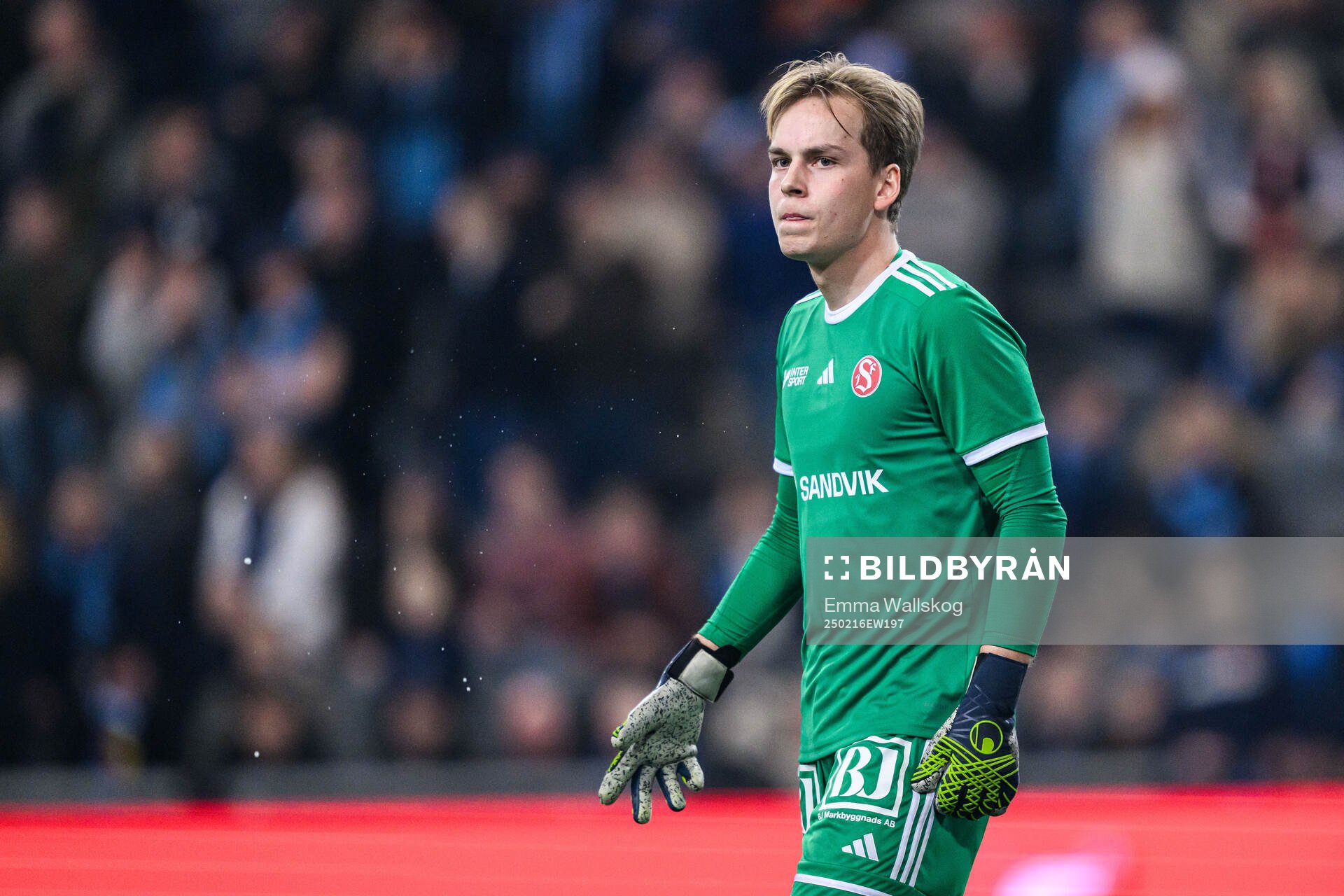 Sandvikens IFs målvakt Hannes Sveijer