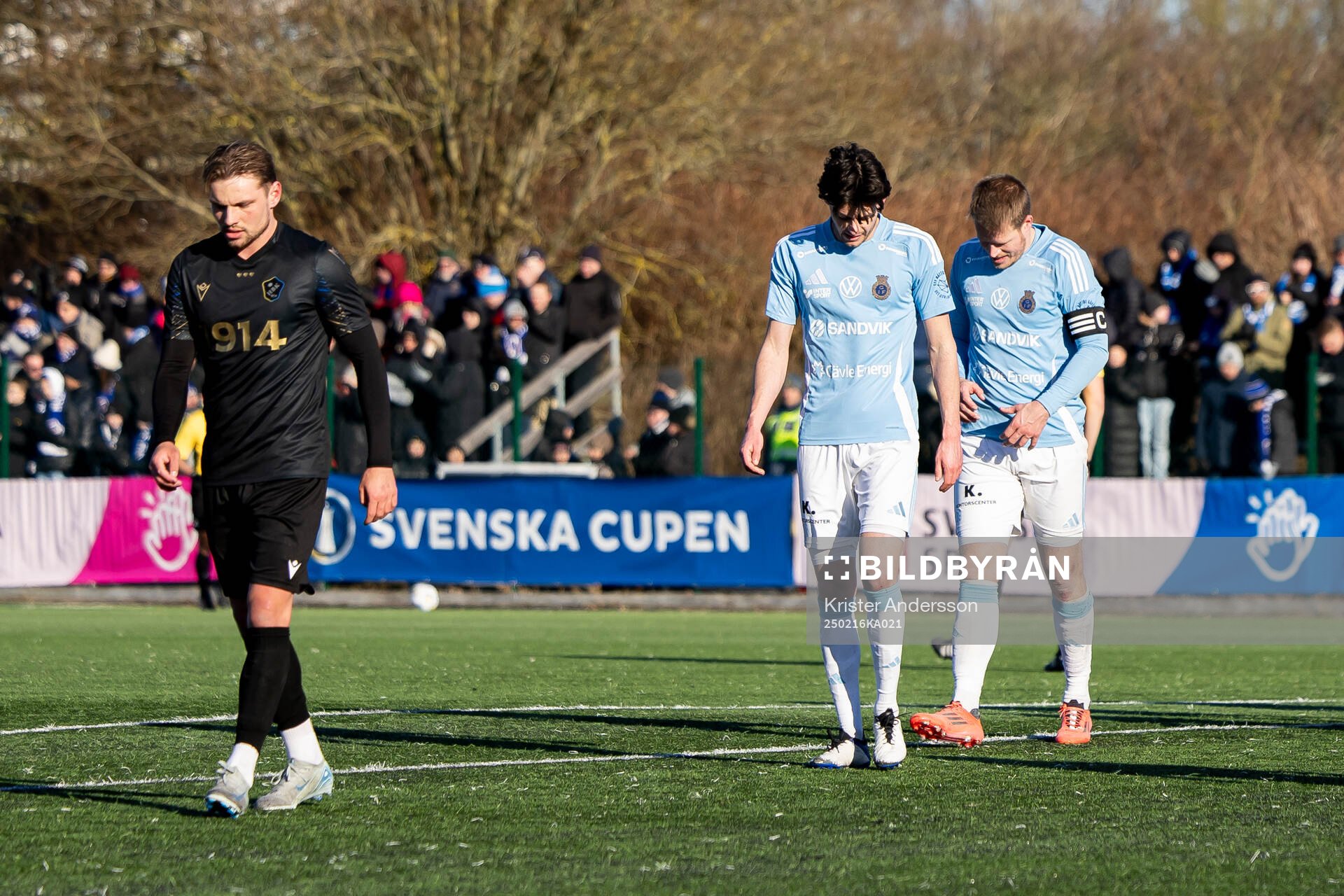 Gefles Kevin Persson och Martin Rauschenberg Brorsen deppar