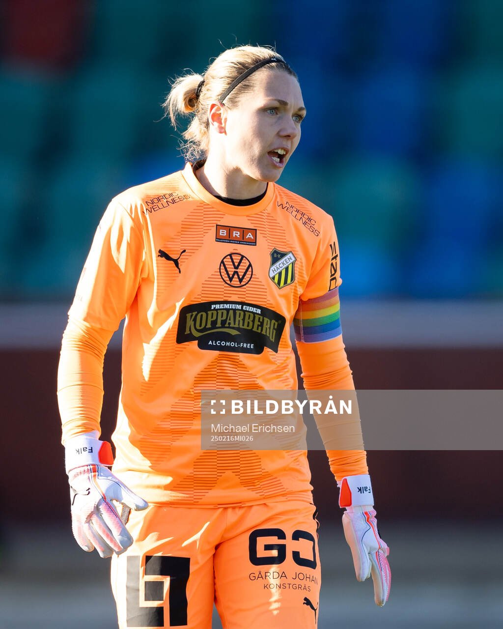Häckens målvakt Jennifer Falk