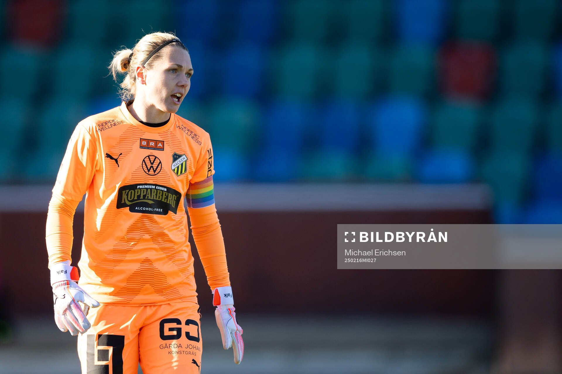 Häckens målvakt Jennifer Falk