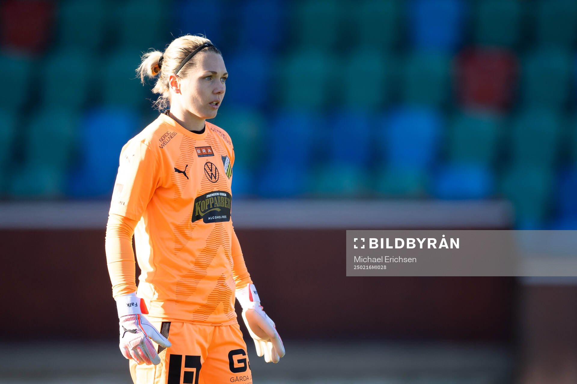 Häckens målvakt Jennifer Falk