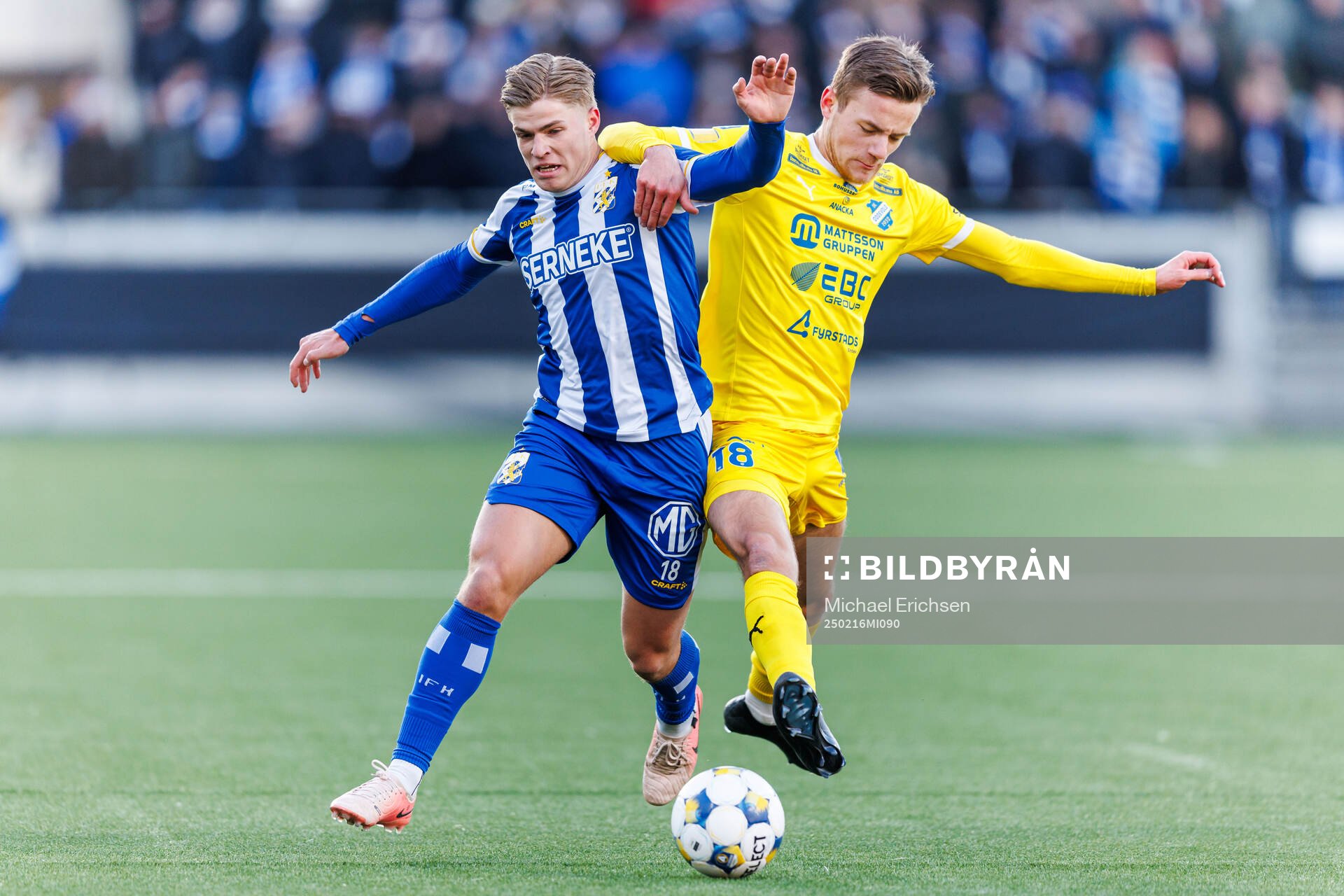IFK Göteborgs Felix Eriksson och IK Oddevolds Gustav