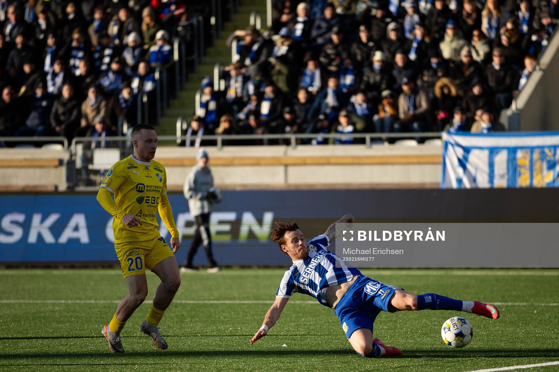 IK Oddevolds Adam Engelbrektsson och IFK Göteborgs Tobias