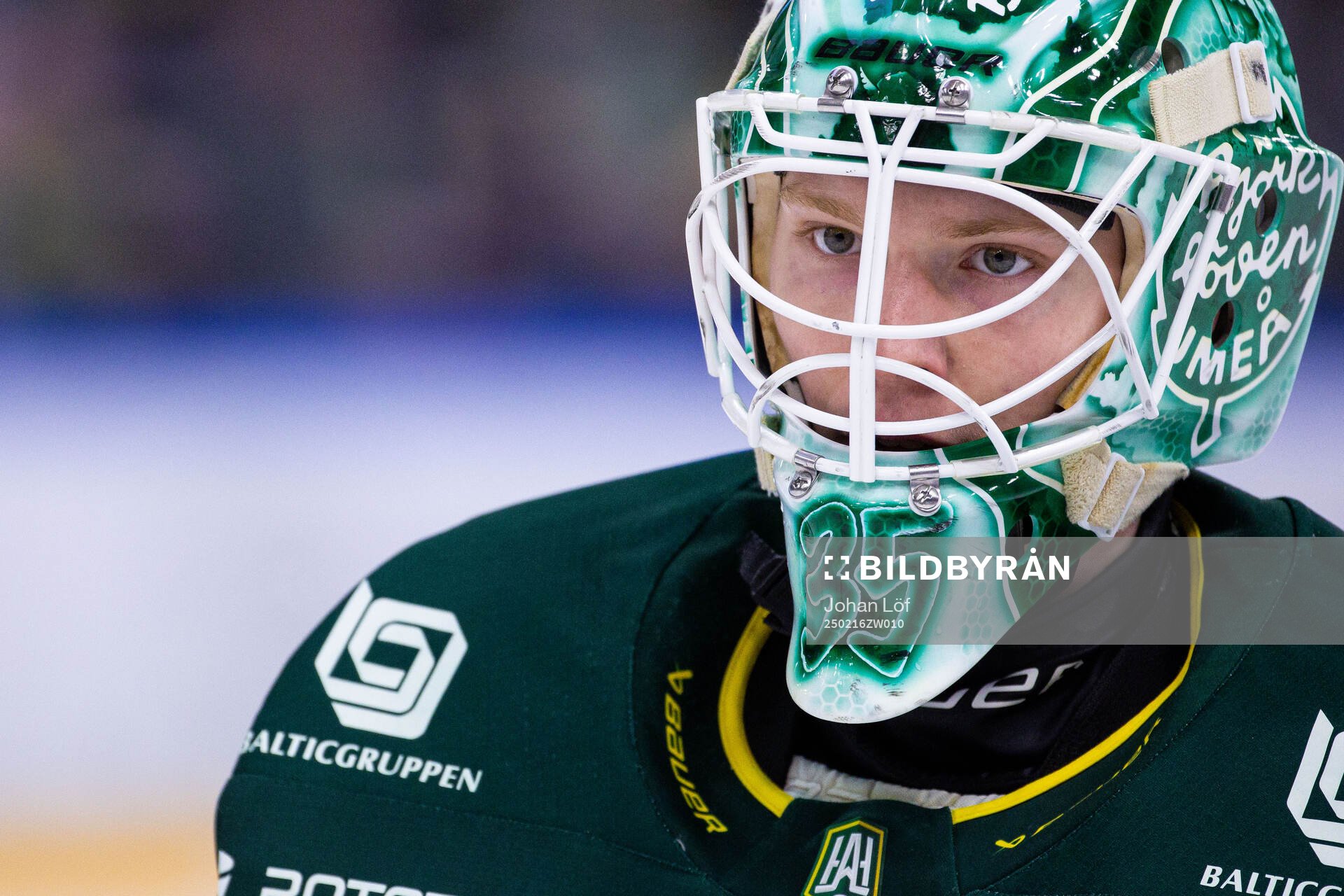 Björklövens målvakt Melker Thelin