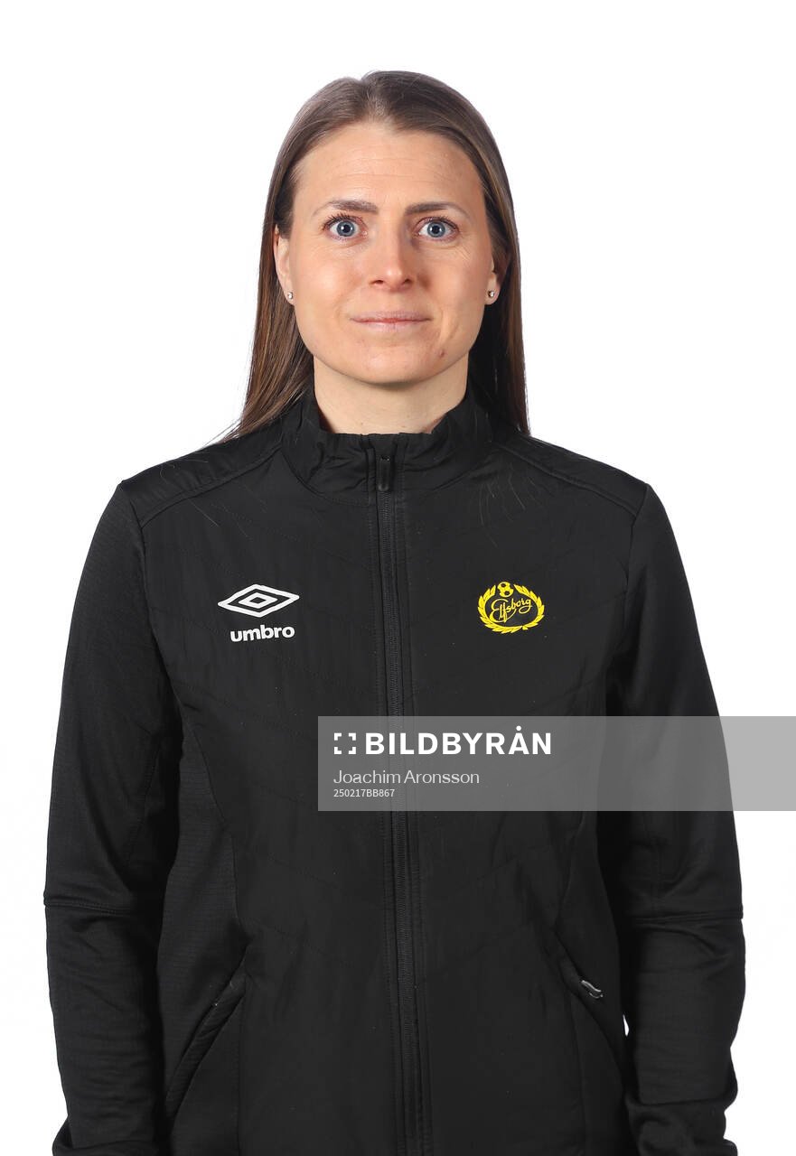 Elfsborgs damansvarig Jenny Holm poserar för ett porträtt den 17 februari 2025 i Borås.