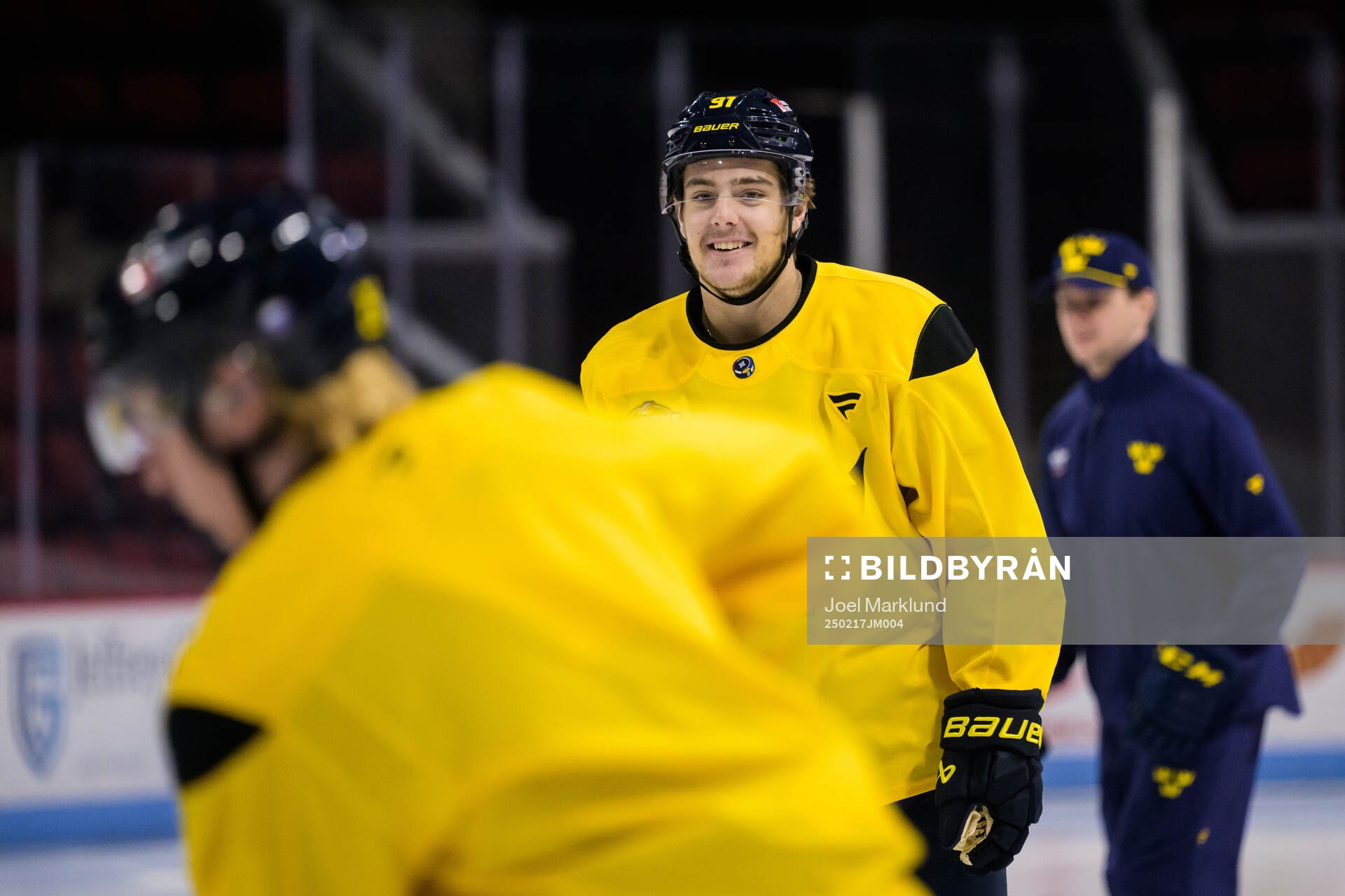 Leo Carlsson of Sweden at a practice session