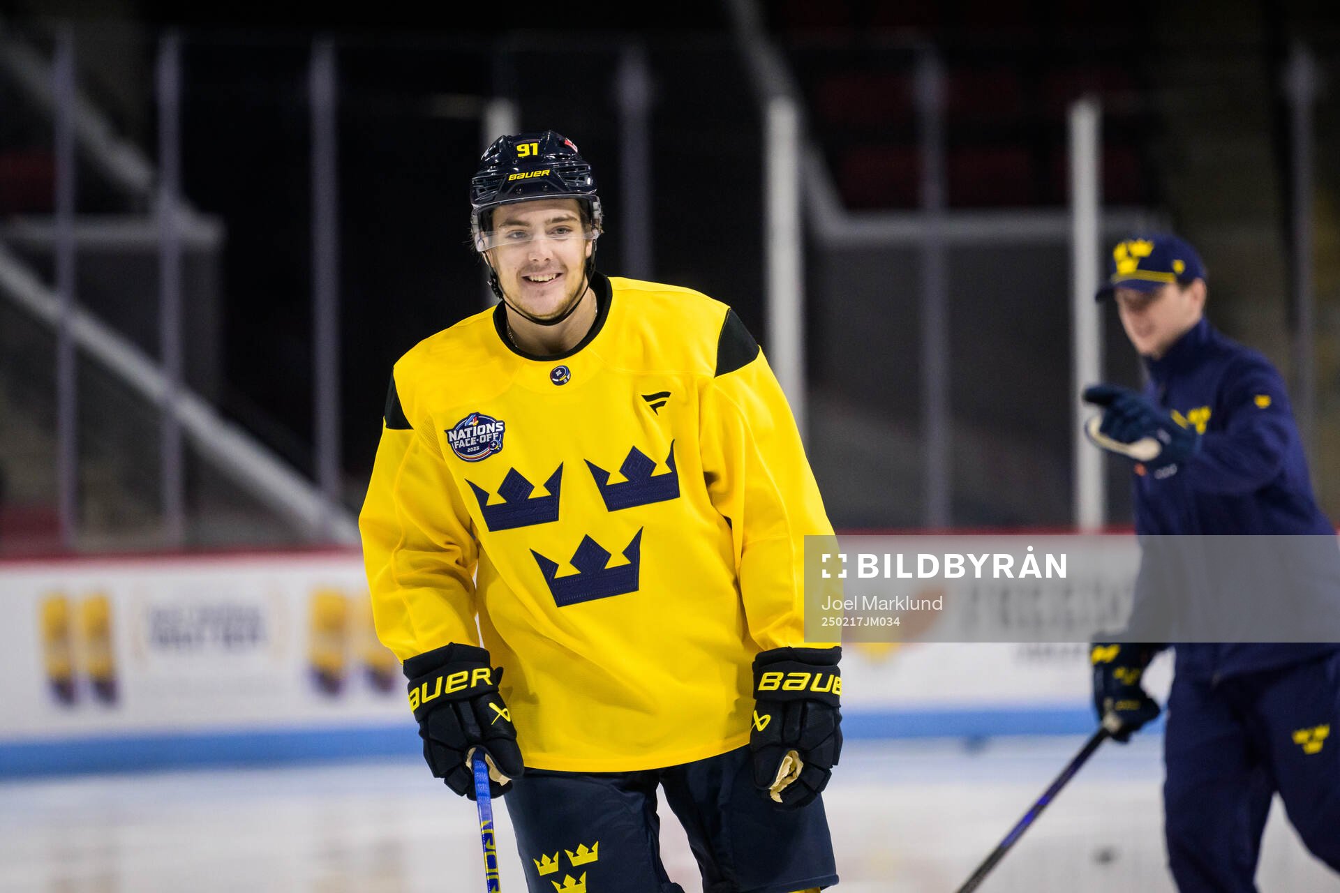 Leo Carlsson of Sweden at a practice session
