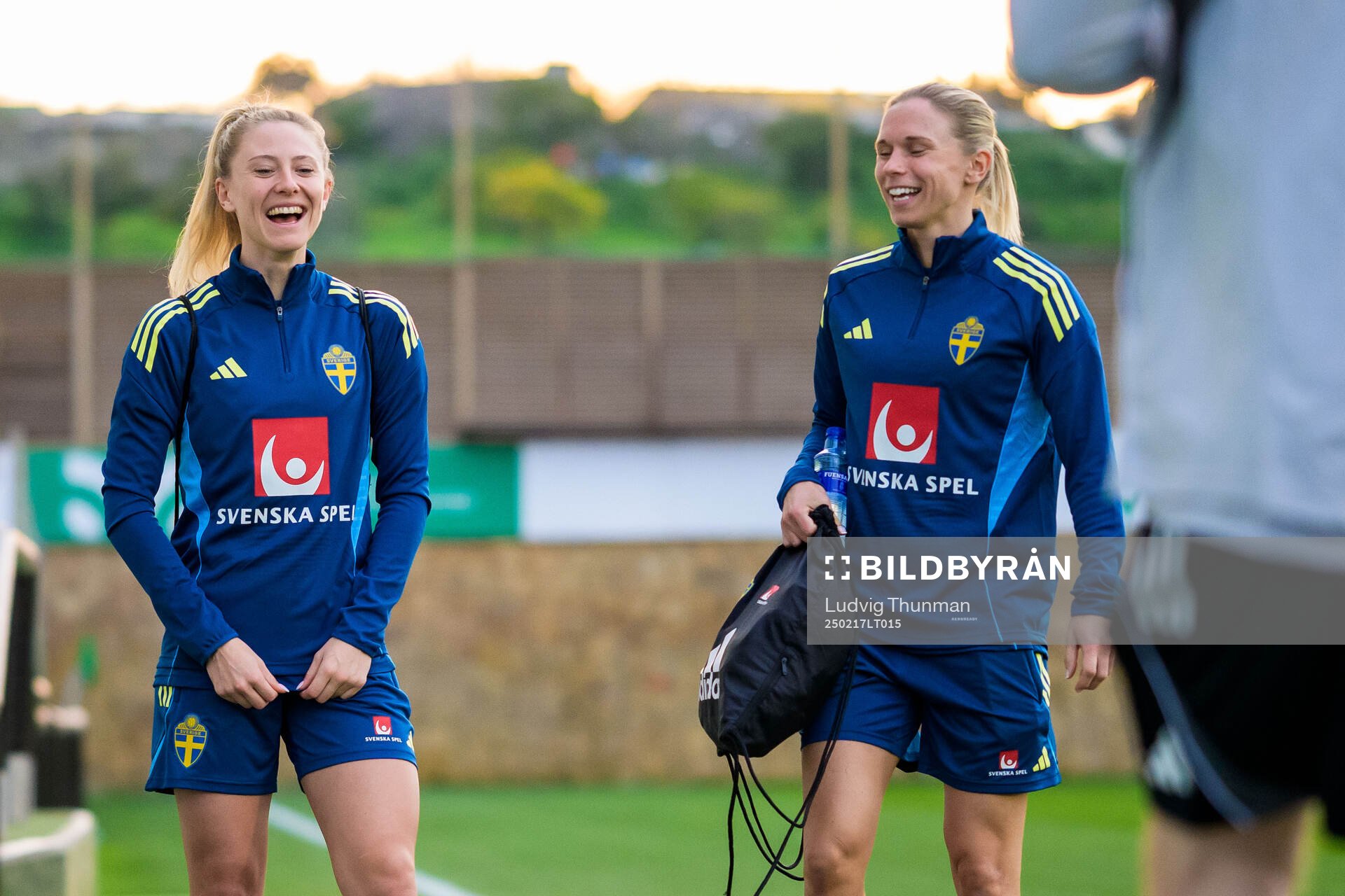 Rebecka Blomqvist and Jonna Andersson of Sweden