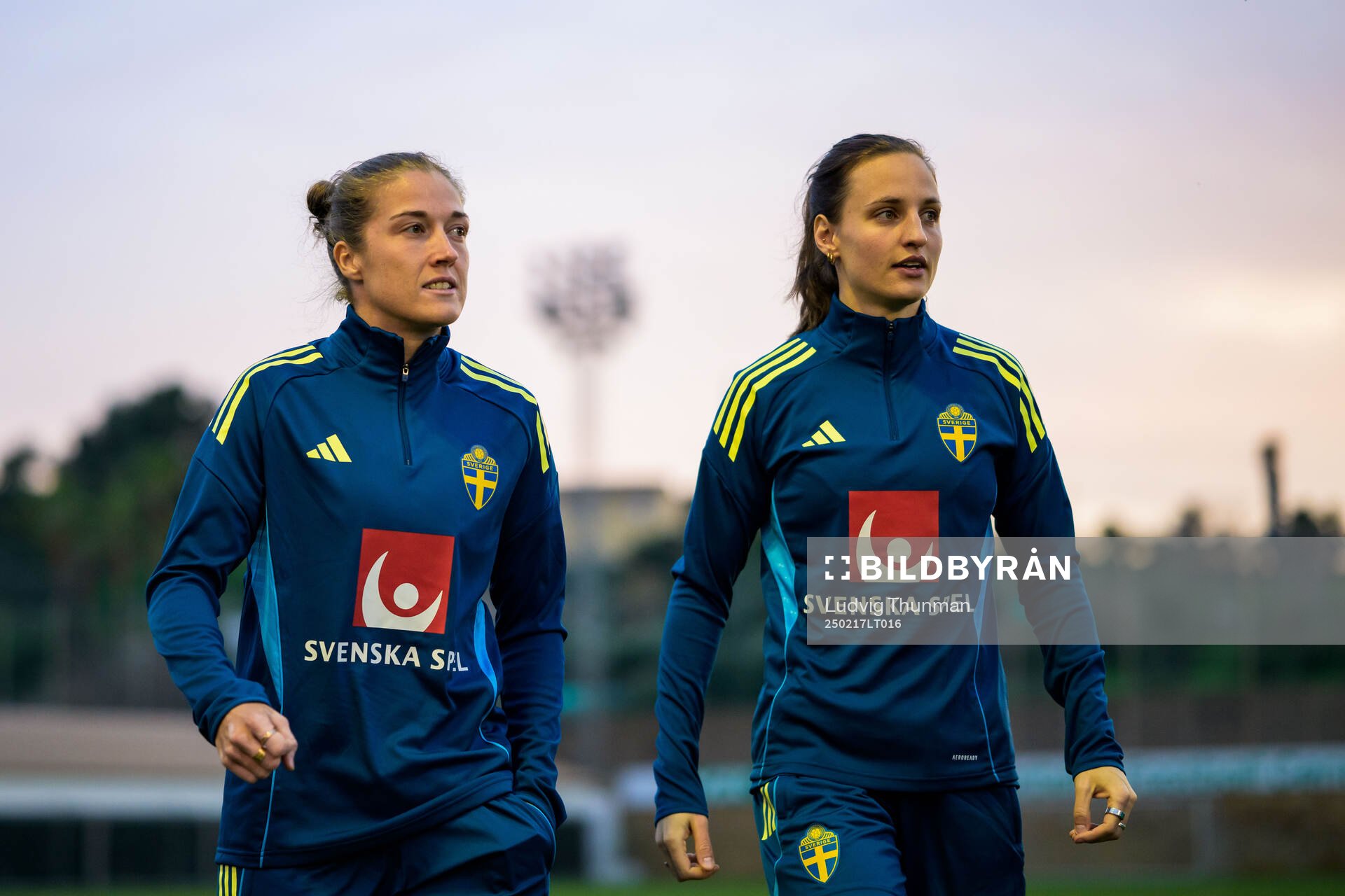Filippa Angeldahl and Nathalie Björn of Sweden