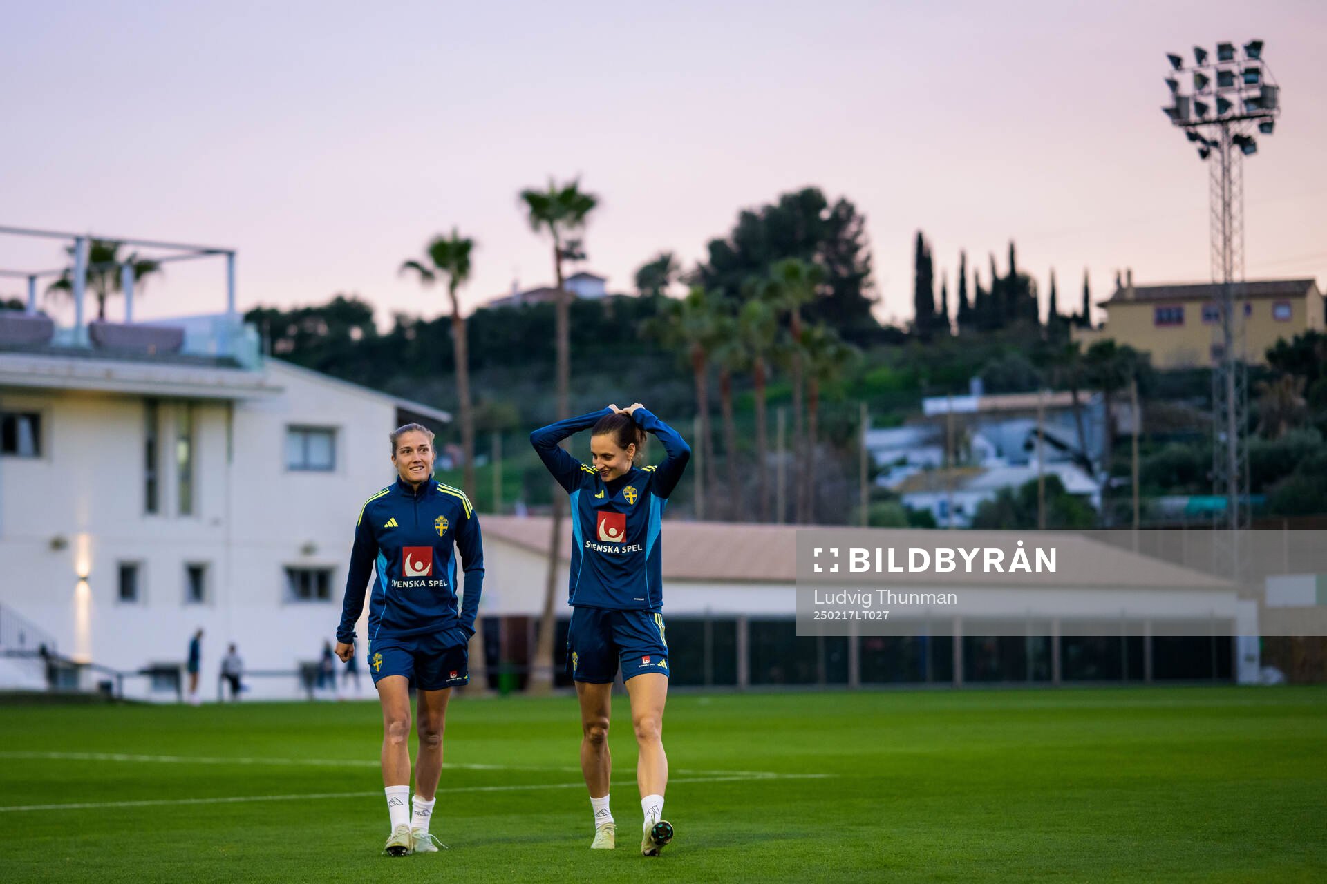 Filippa Angeldahl and Nathalie Björn of Sweden