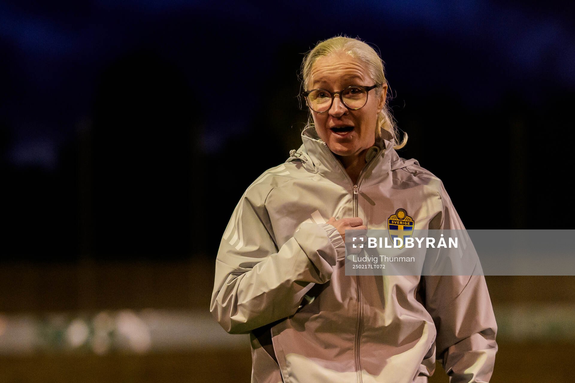Assistant coach Victoria Sandell