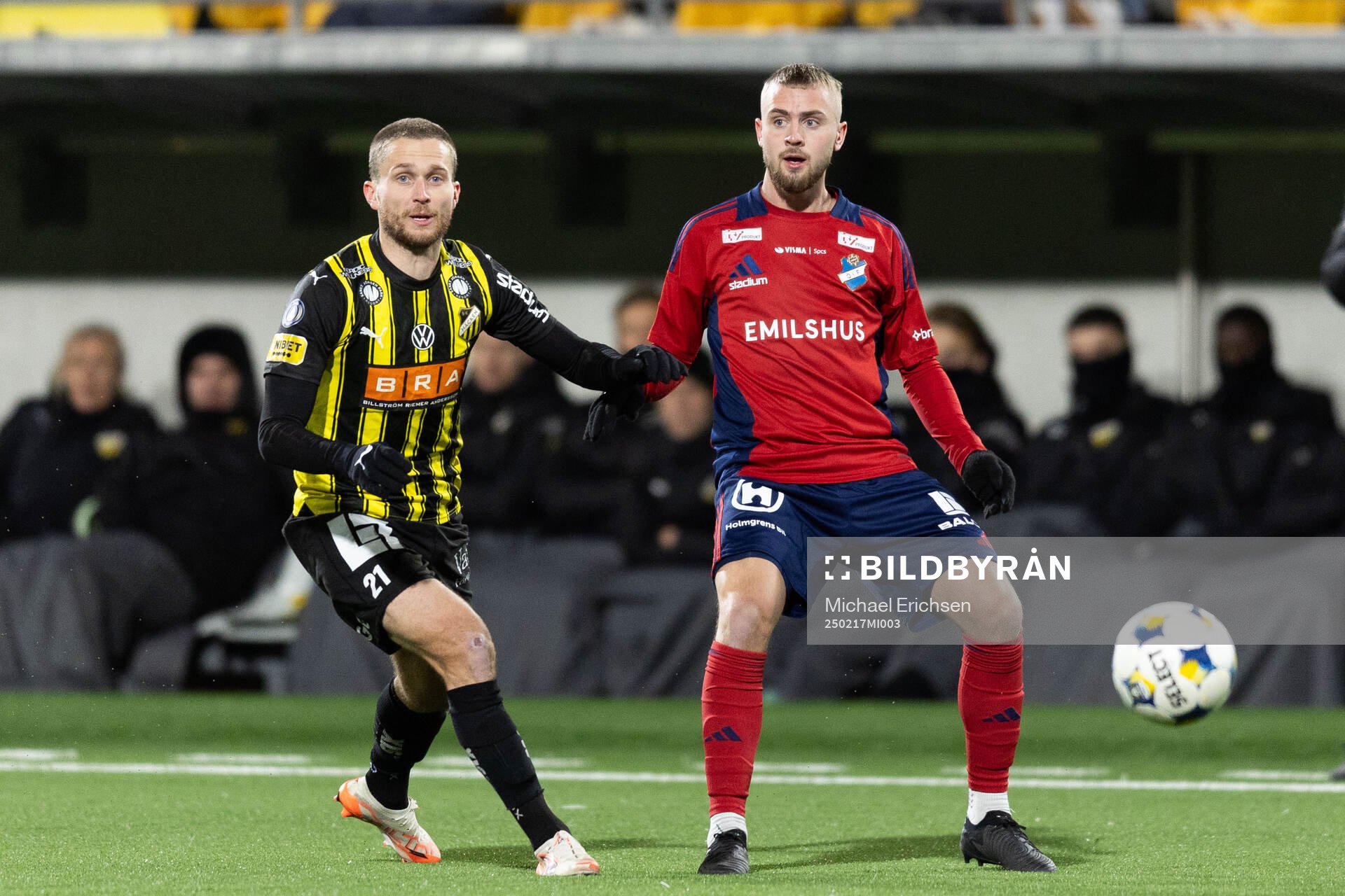 Häckens Adam Lundkvist och Östers Niklas Söderberg