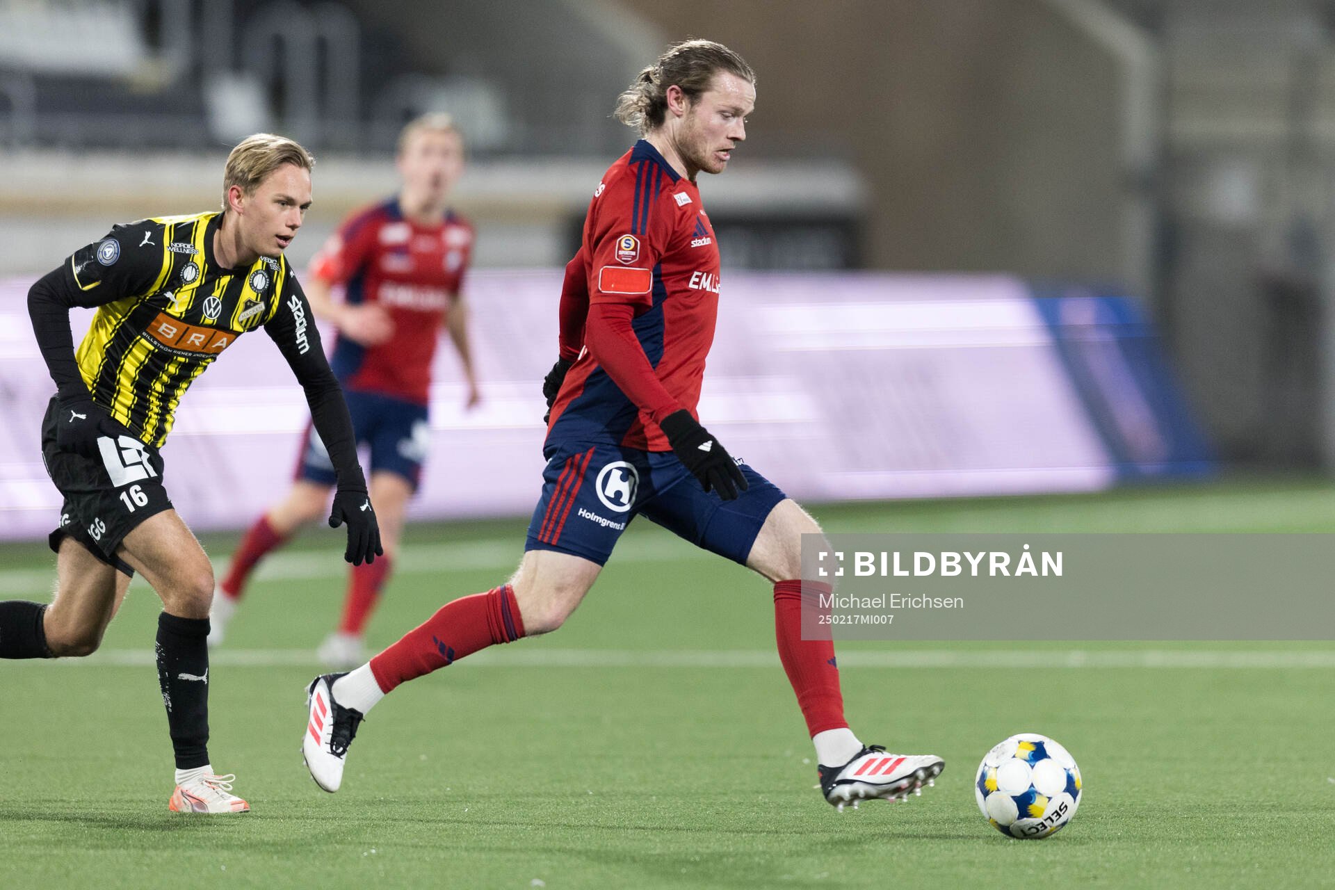 Häckens Pontus Dahbo och Östers Daniel Ljung