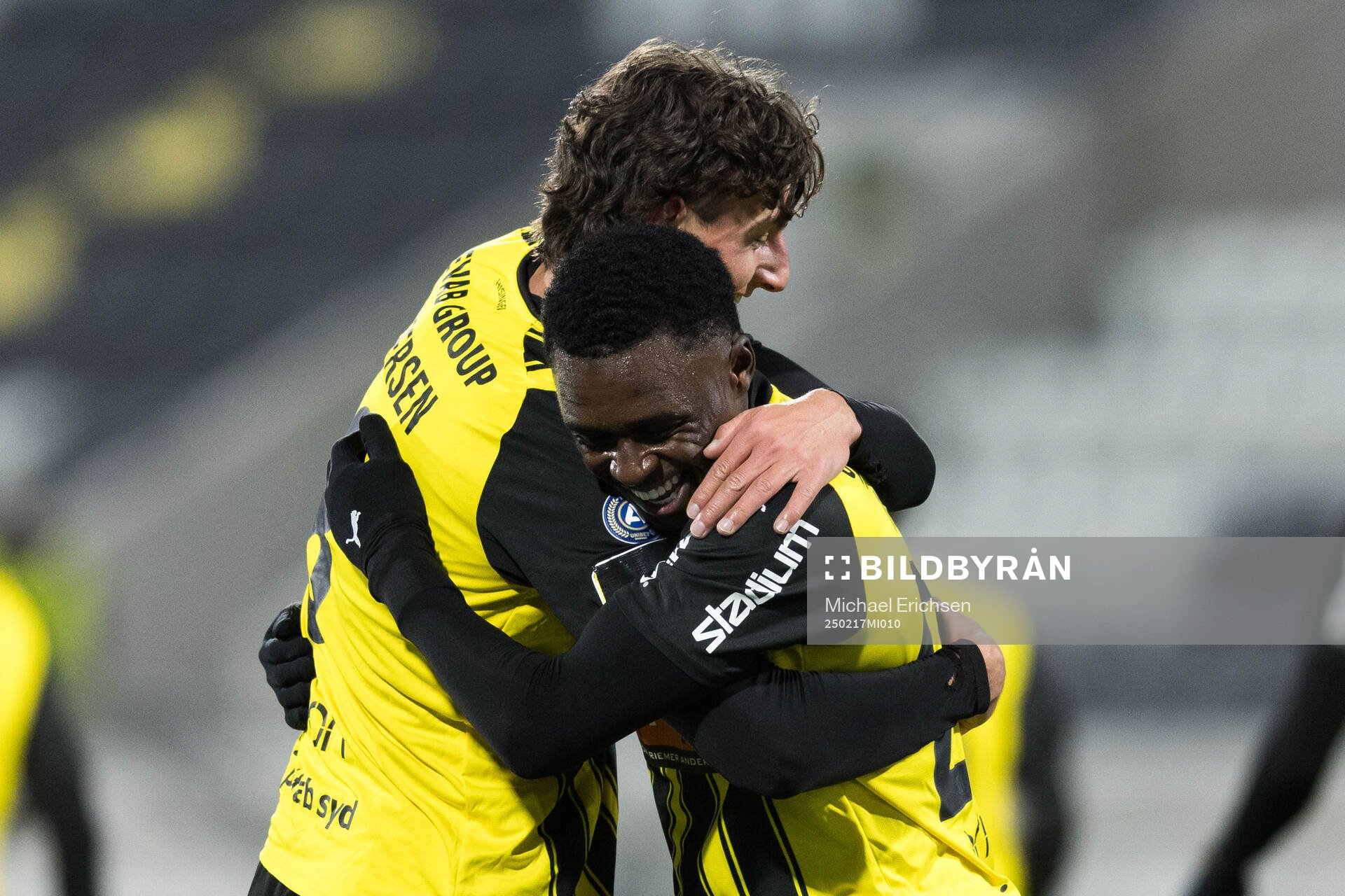 Häckens Silas Andersen jublar med Zeidane Inoussa