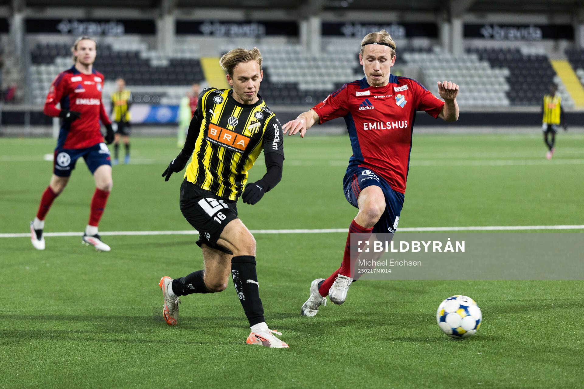 under fotbollsmatchen i Svenska Cupen mellan BK Häcken och
