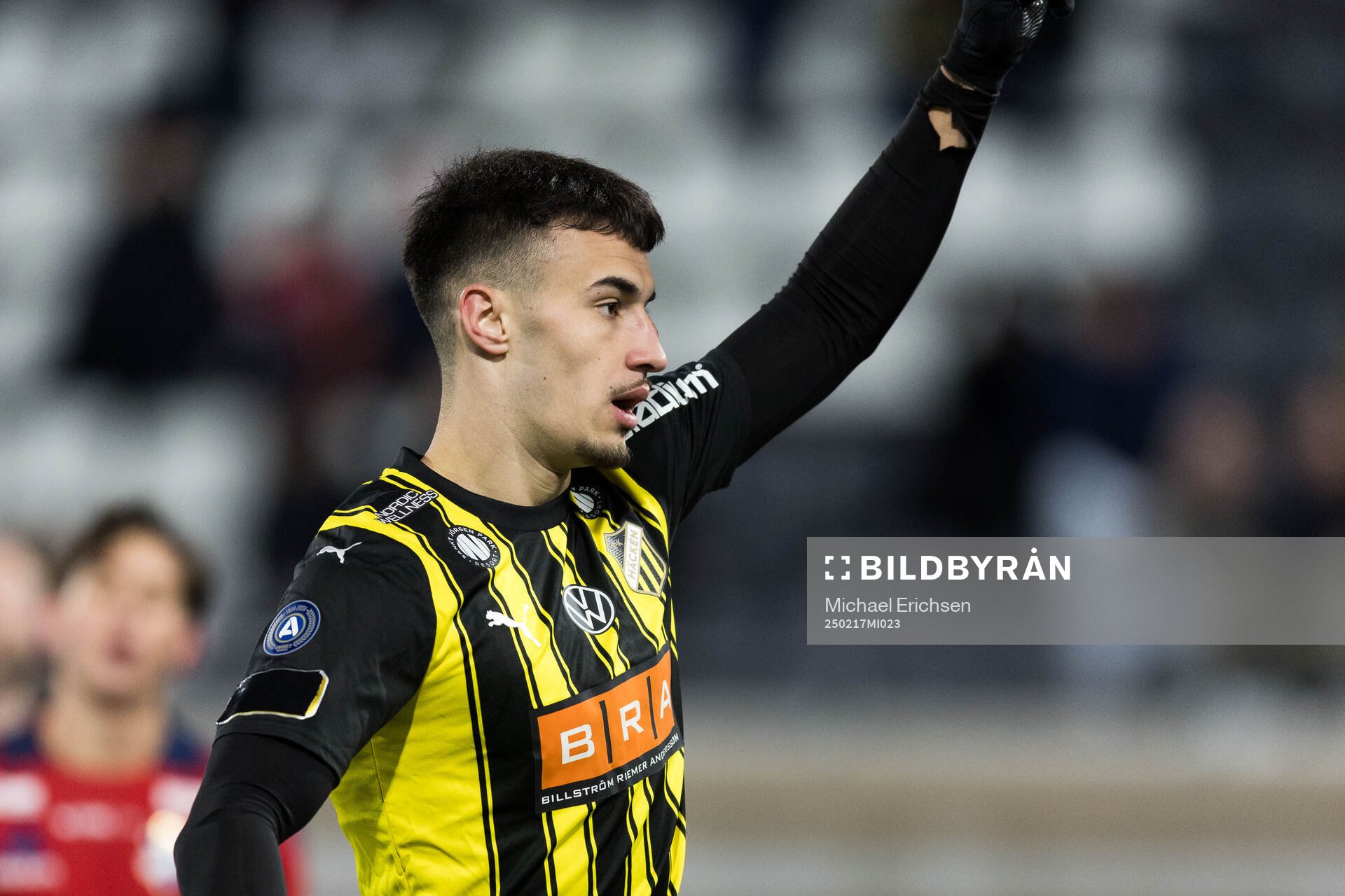 Häckens Srdjan Hrstic jublar