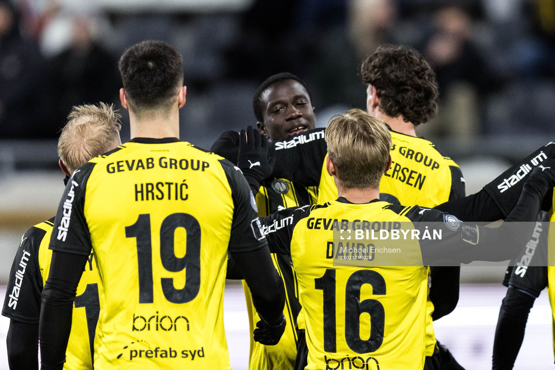 Häckens Abdoulaye Faye jublar