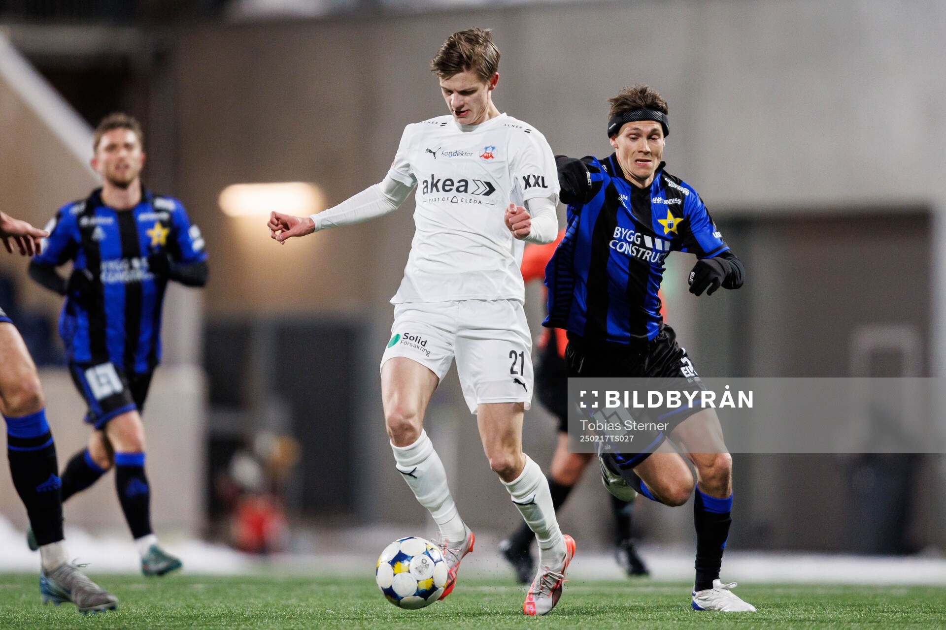 Helsingborgs Adrian Svanbäck och Sirius Tobias Carlsson
