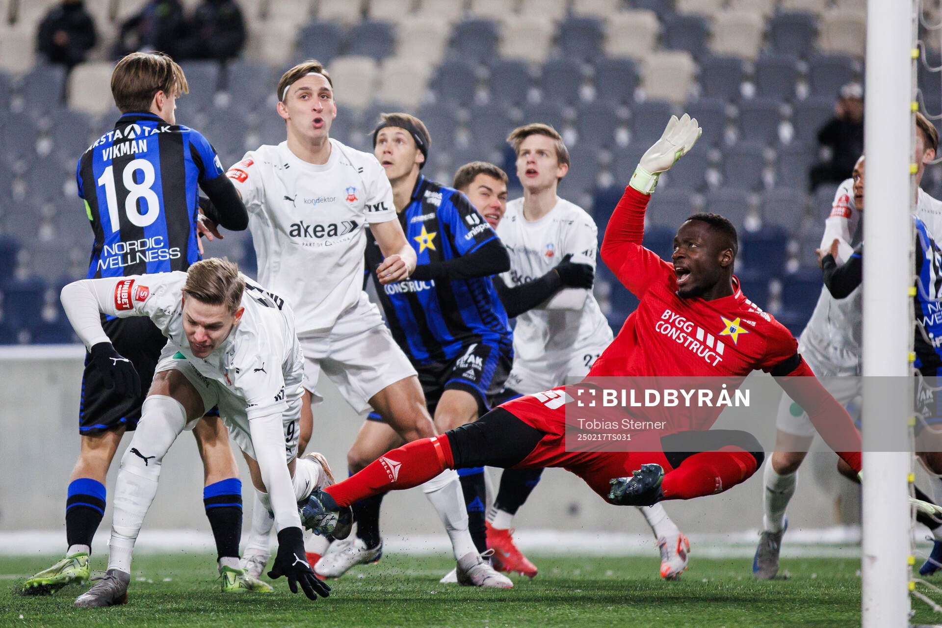 Sirius målvakt Ismael Diawara