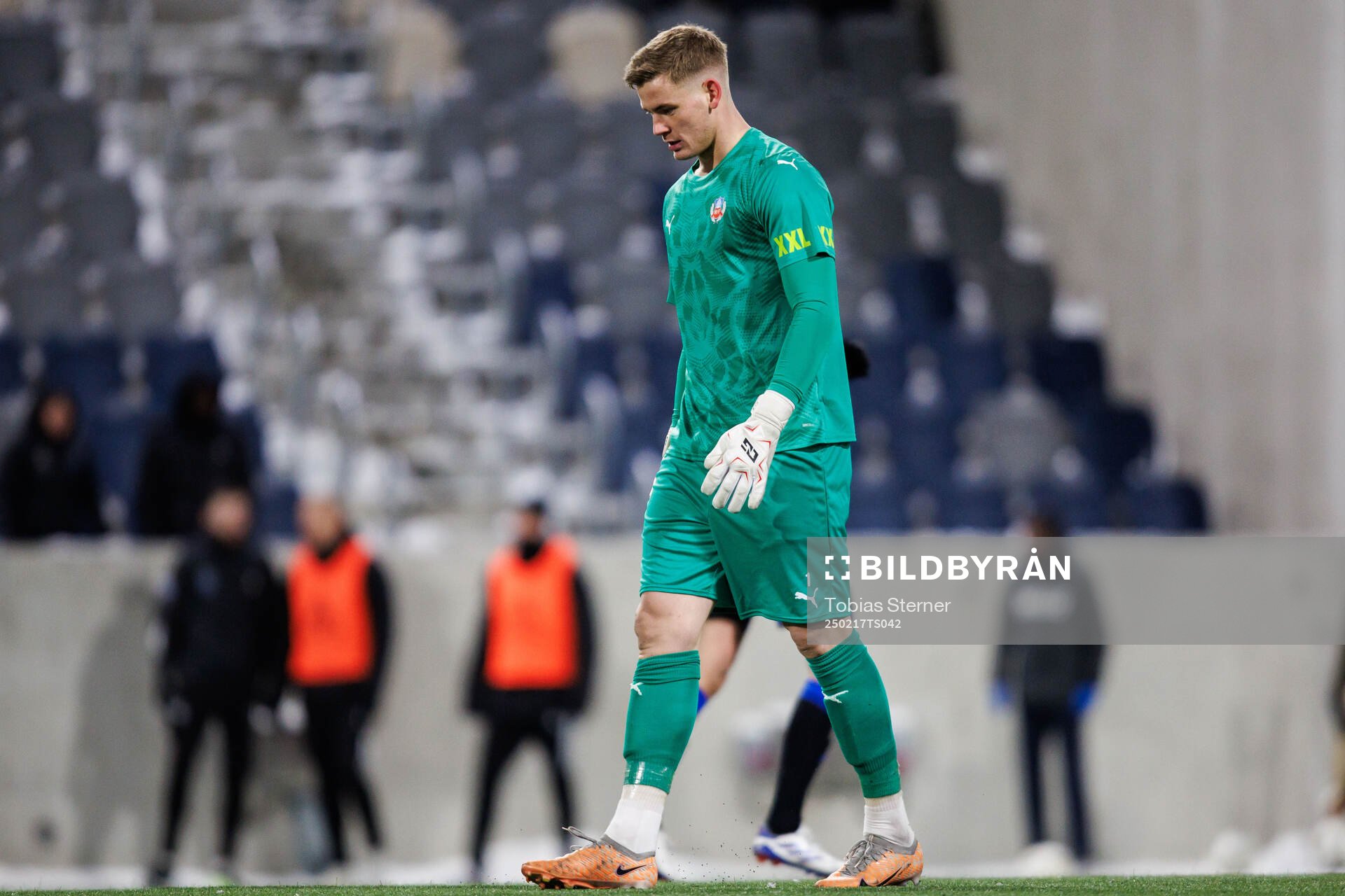 ´he+målvakt Johan Brattberg deppar