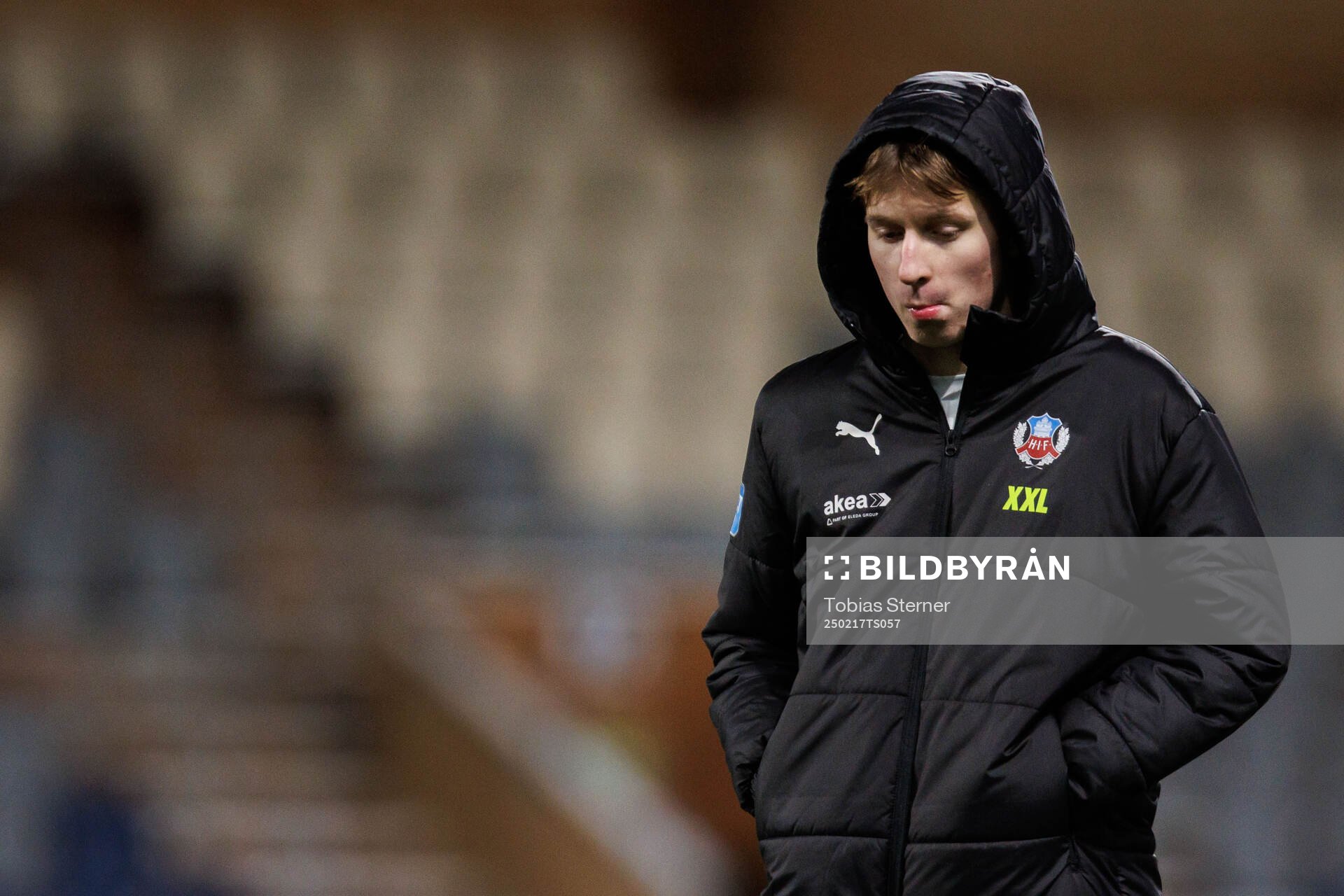 Helsingborgs Lukas Kjellnäs deppar