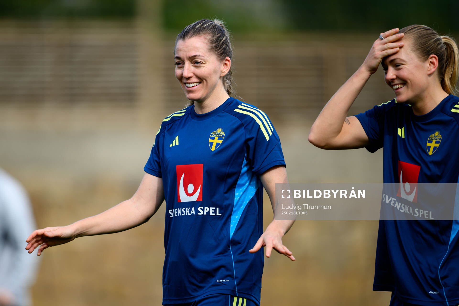 Linda Sembrant and Magdalena Eriksson of Sweden of the