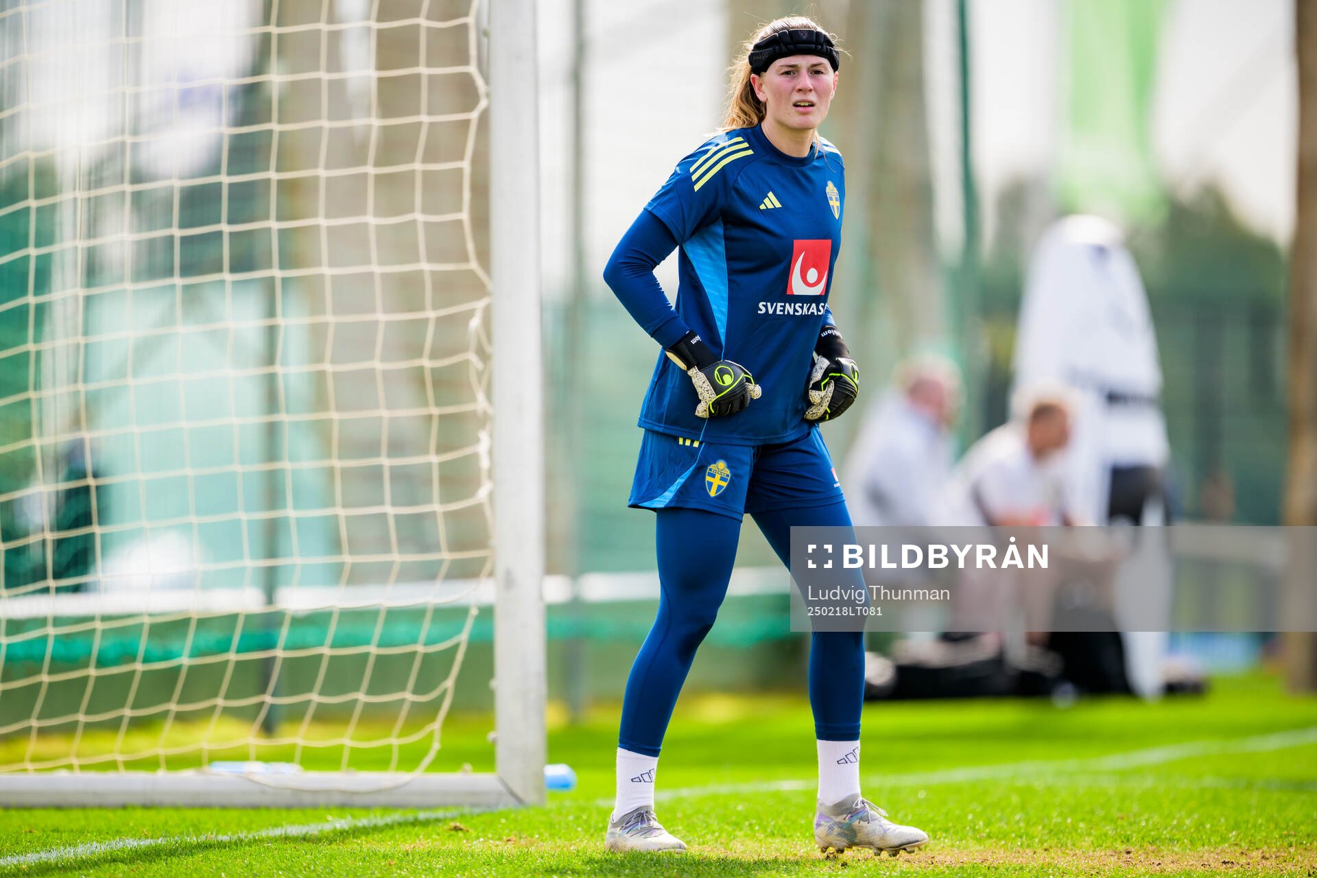 Goalkeeper Tove Enblom of the women’s national football