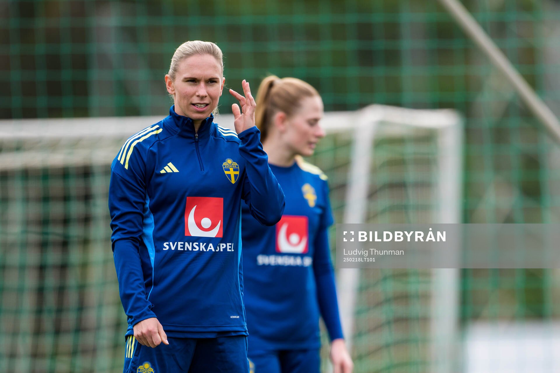 Jonna Andersson of the women’s national football team of