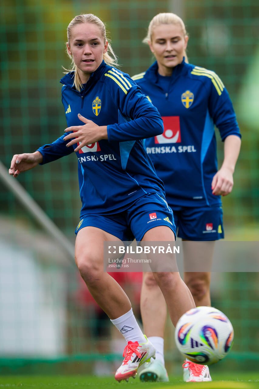 Hanna Lundkvist of the women’s national football team of