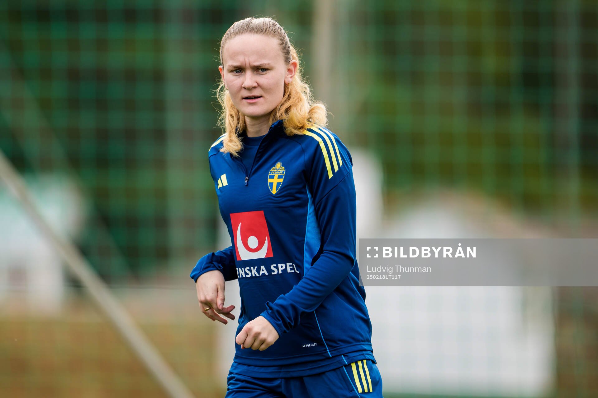 Matilda Vinberg of the women’s national football team of