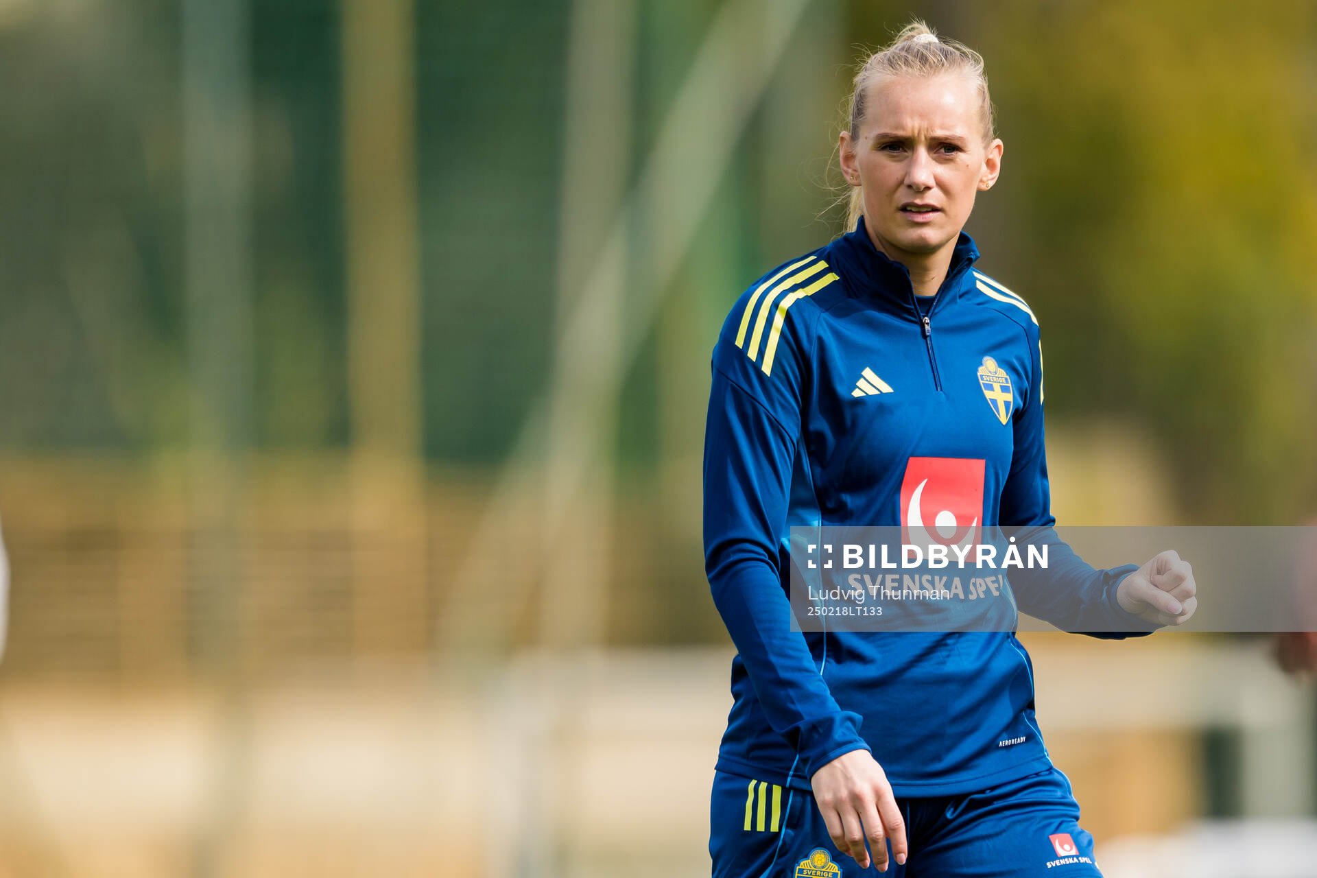 Stina Blackstenius of the women’s national football team