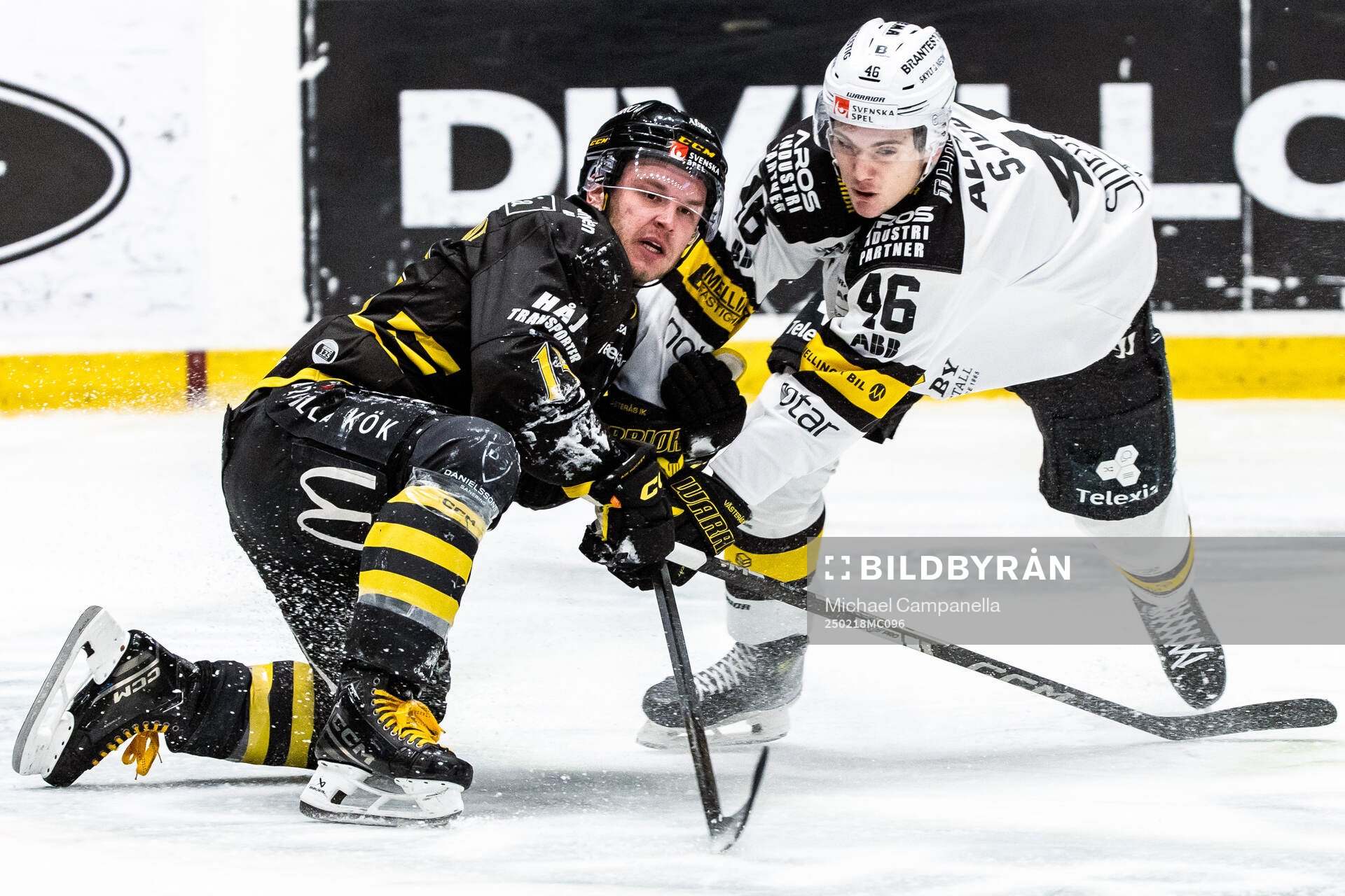 AIKs Jordan Bellerive och Västerås Svante Sjödin
