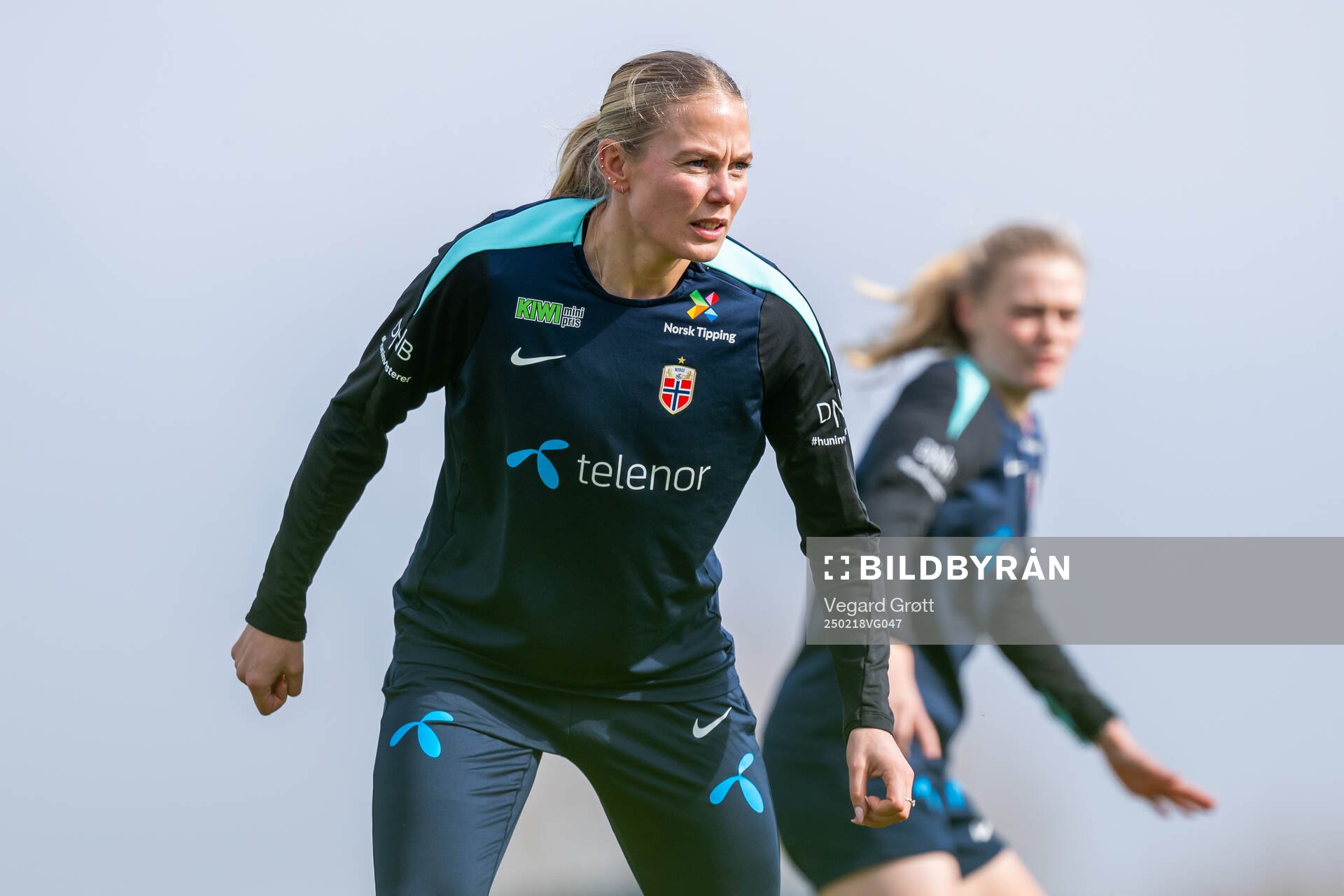 Guro Bergsvand of the Norwegian women's national football