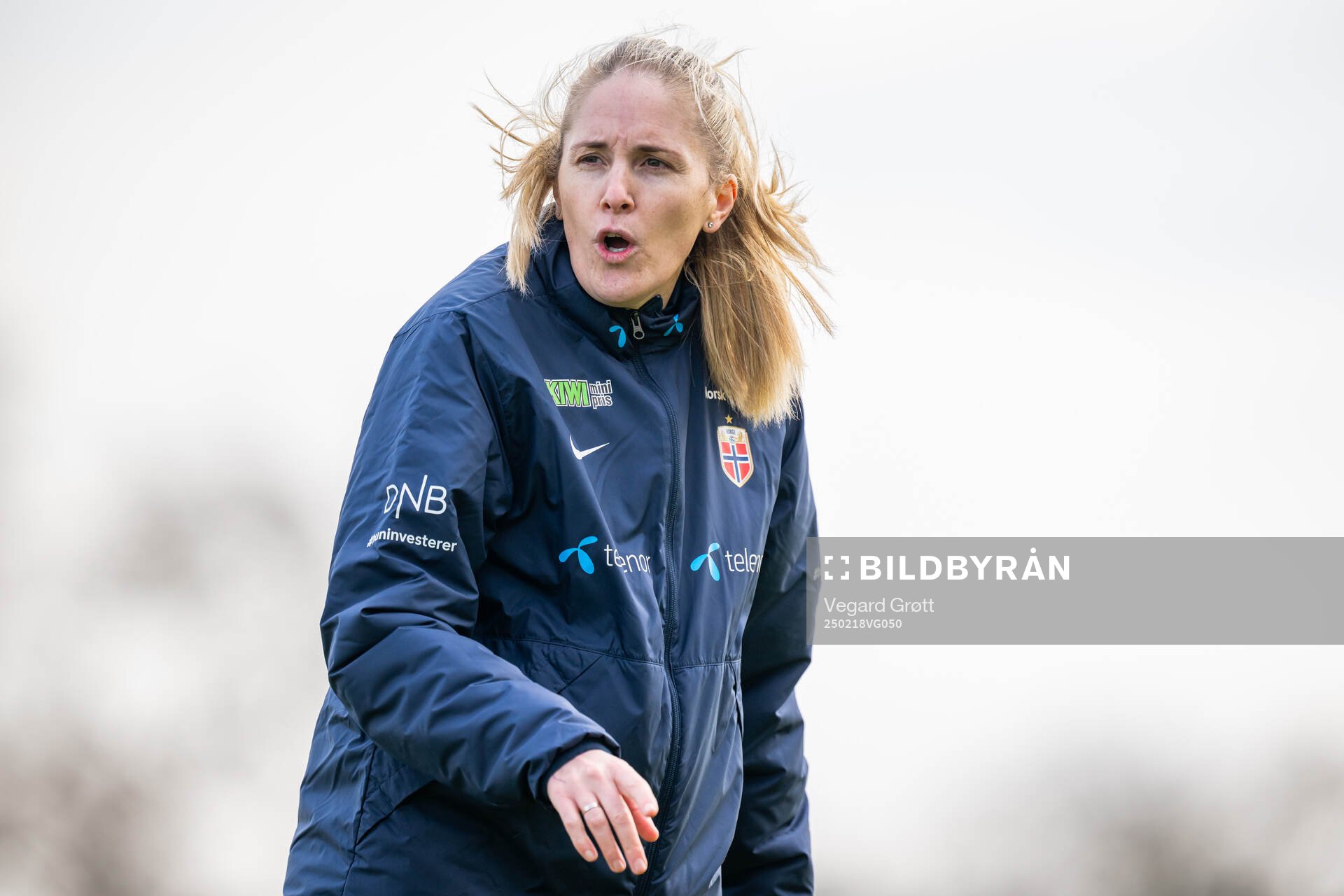 Gemma Grainger, head coach of the Norwegian women's