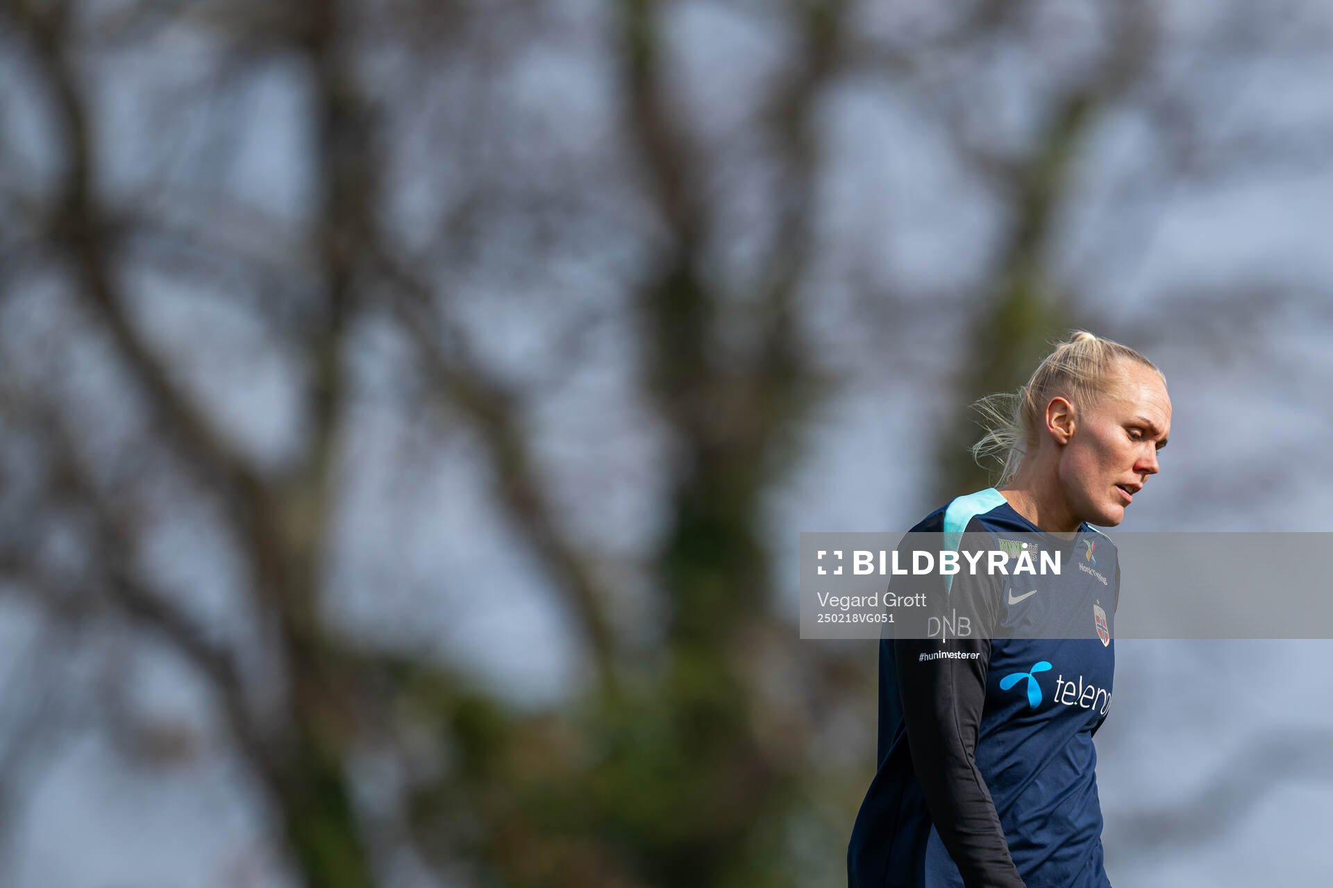 Maria Thorisdottir of the Norwegian women's national