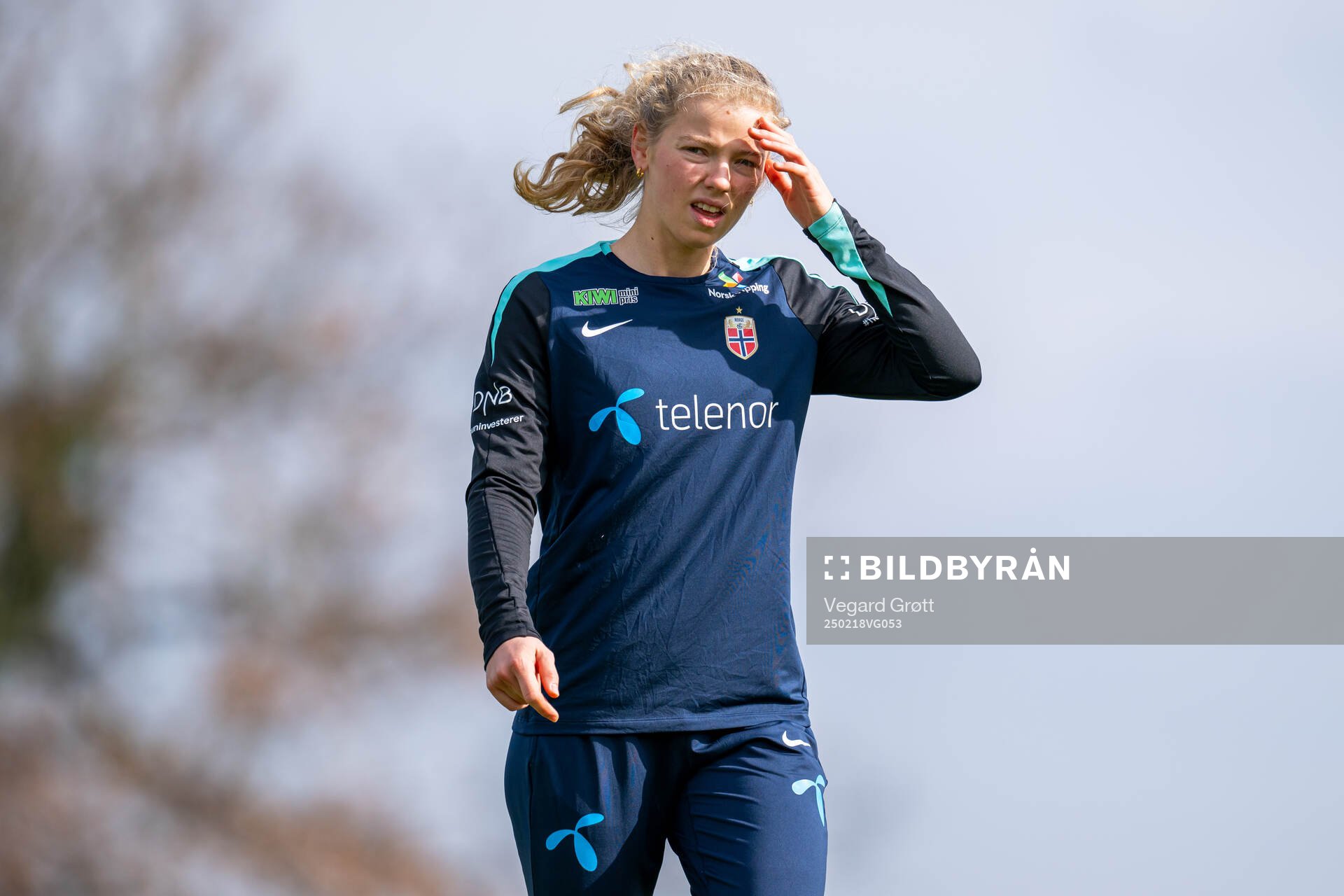 Justine Kielland of the Norwegian women's national football