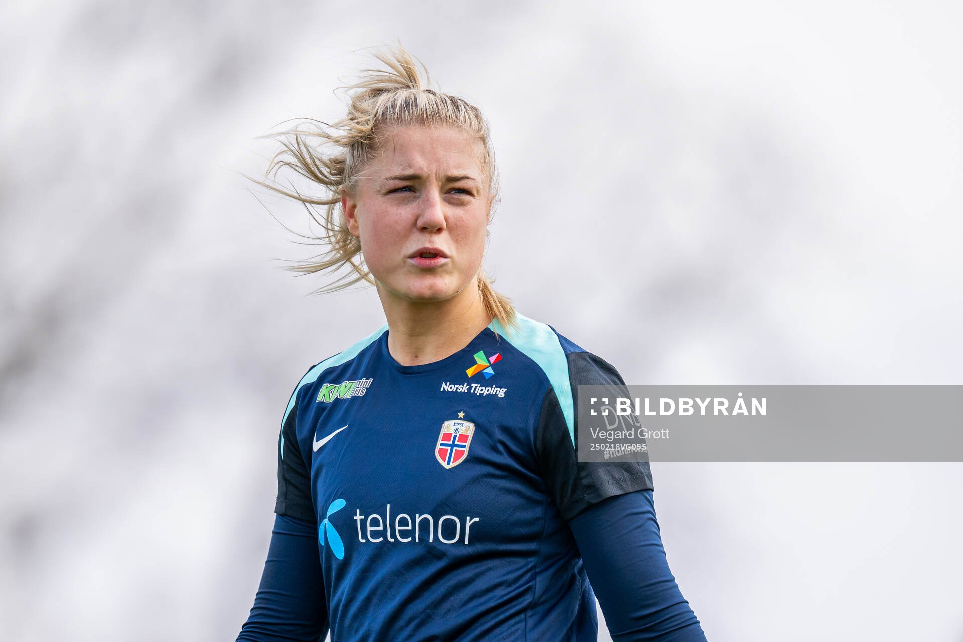 Sophie Román Haug of the Norwegian women's national
