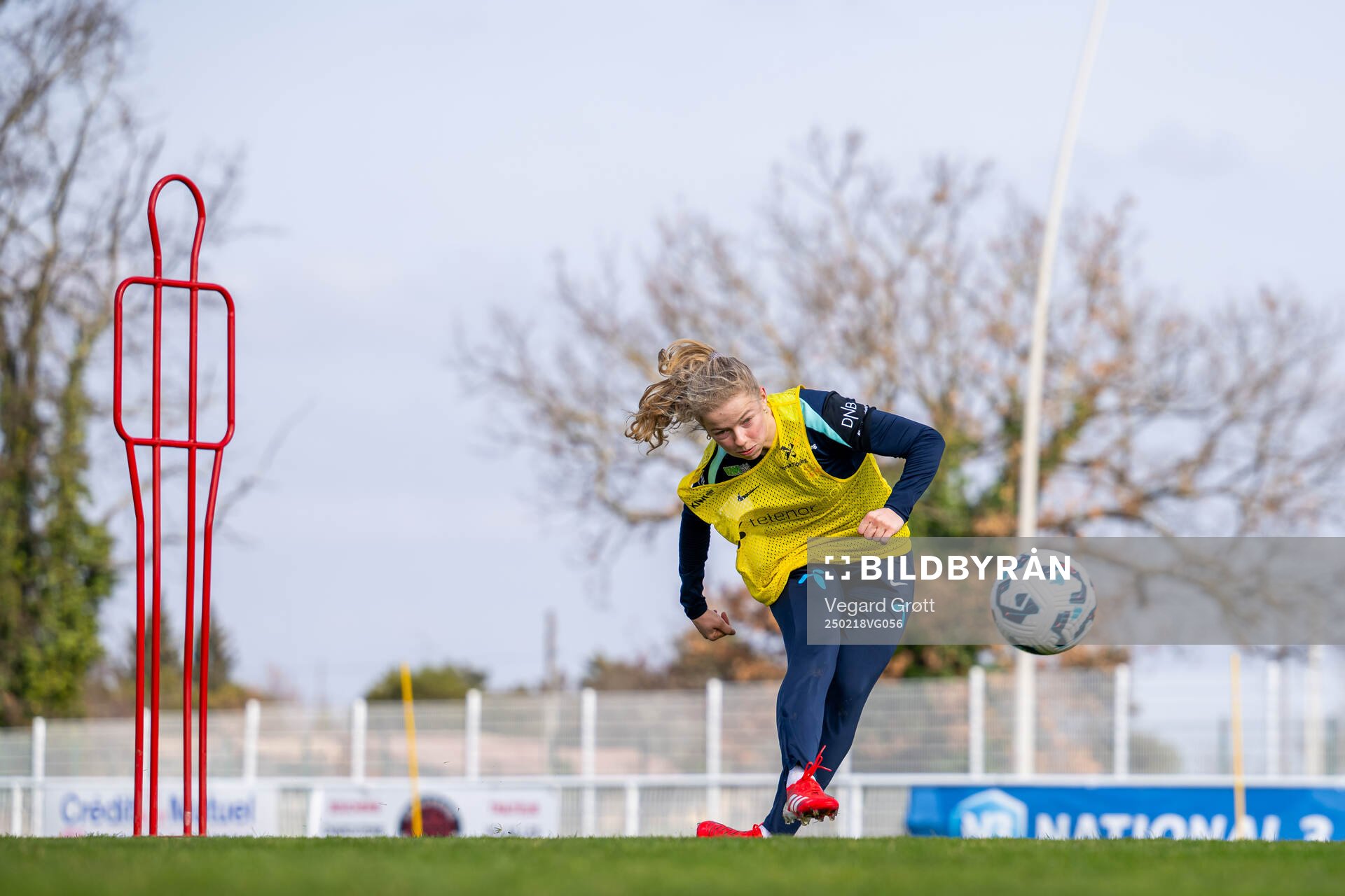 Justine Kielland of the Norwegian women's national football