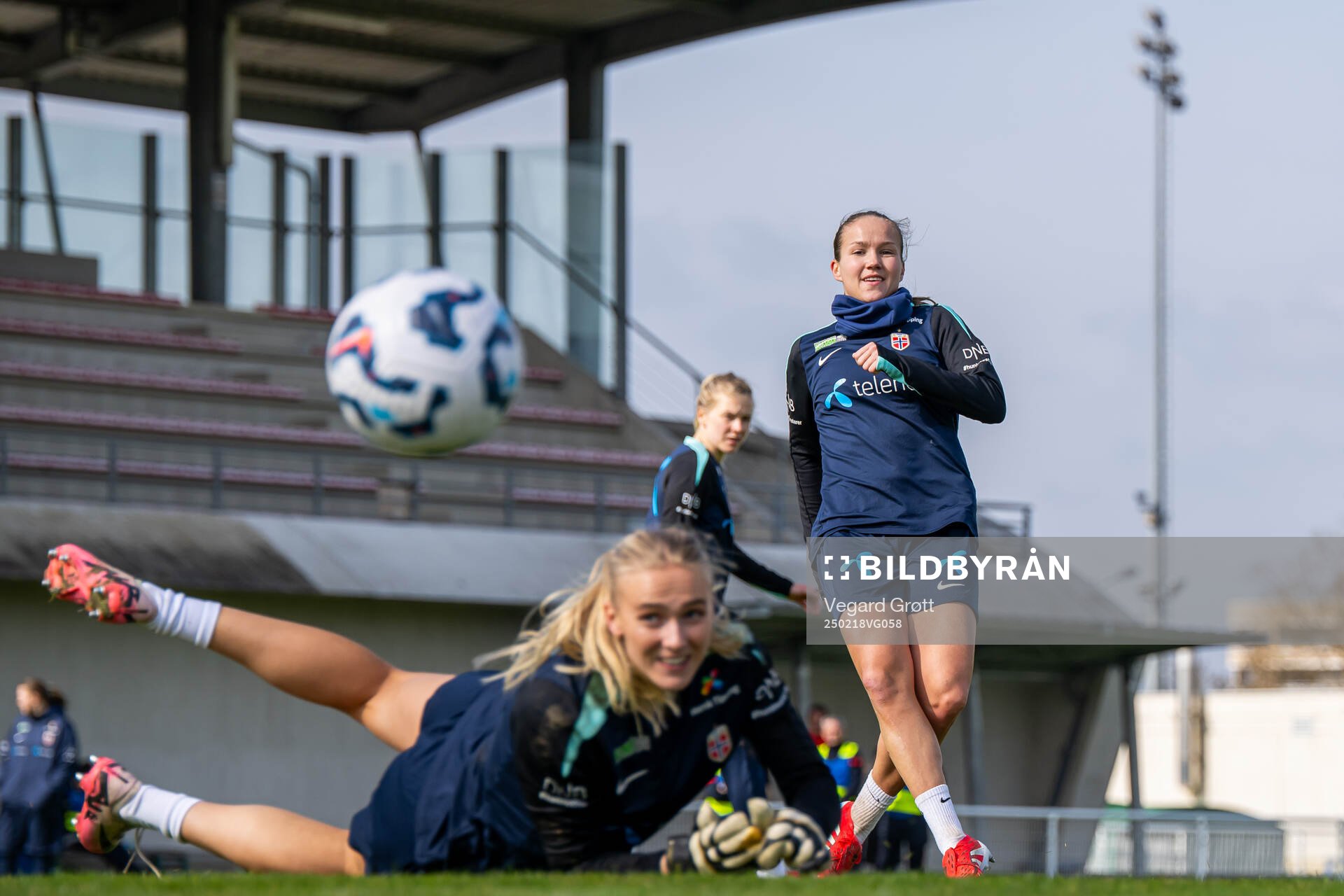 Guro Reiten of the Norwegian women's national football team