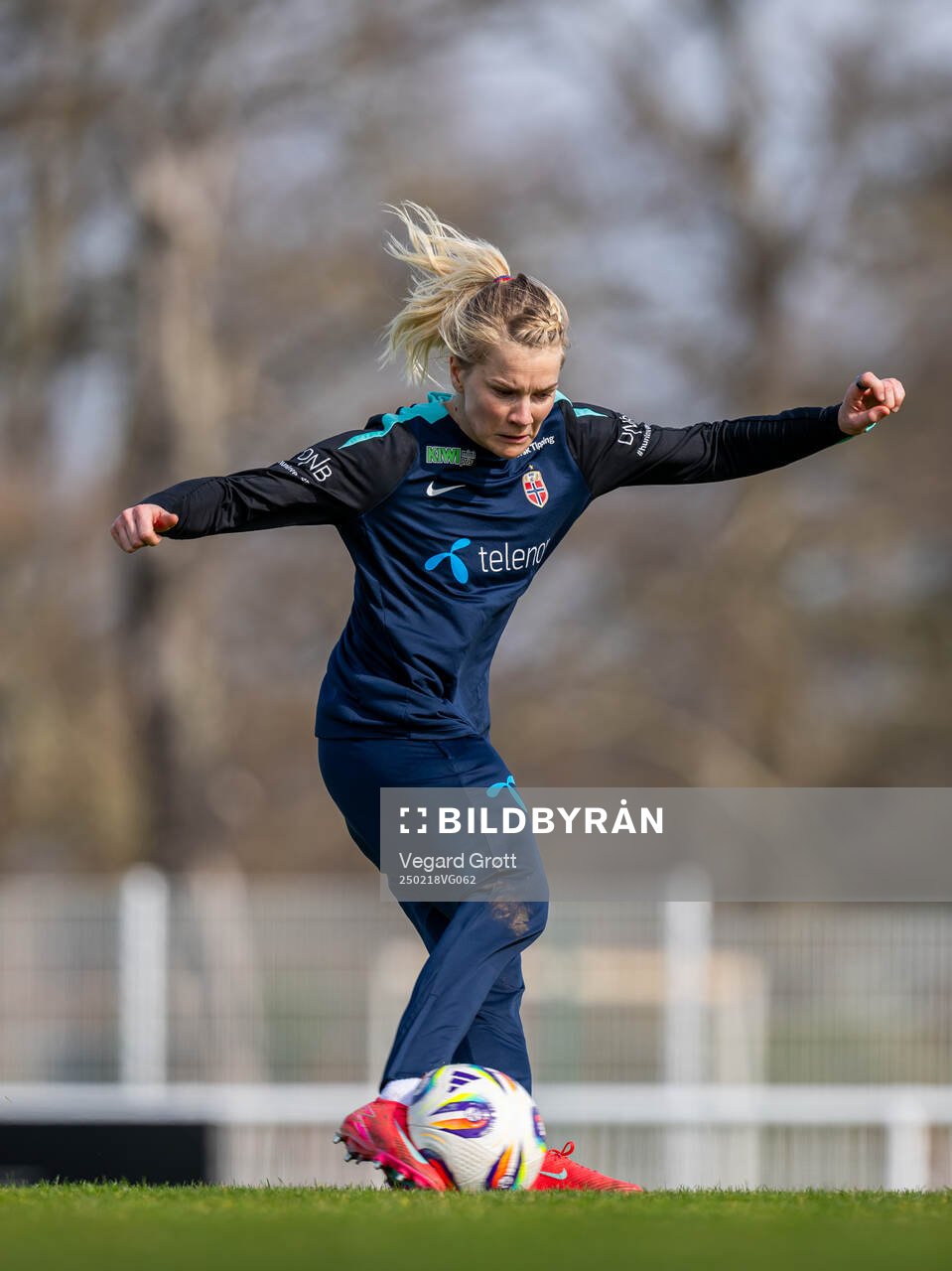 Ada Hegerberg of the Norwegian women's national football