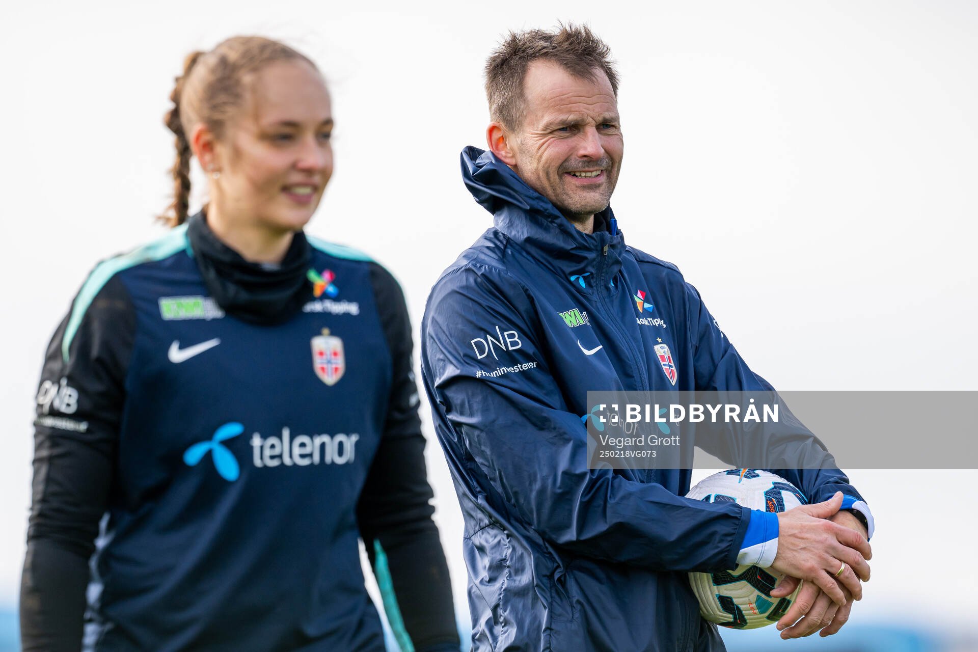 Jon Knudsen, goalkeeper coach of the Norwegian women's