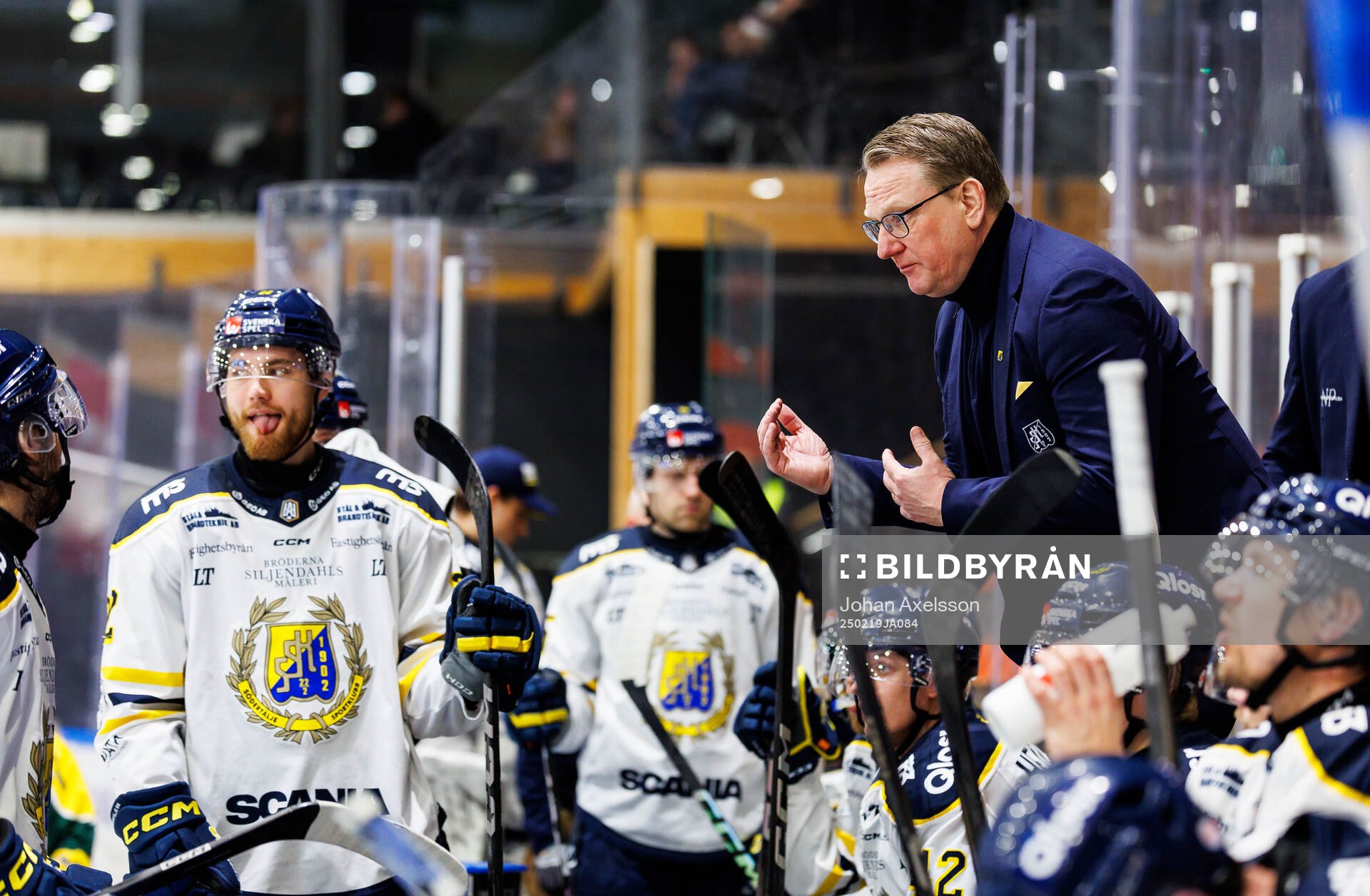 Södertäljes tränare Magnus Bogren