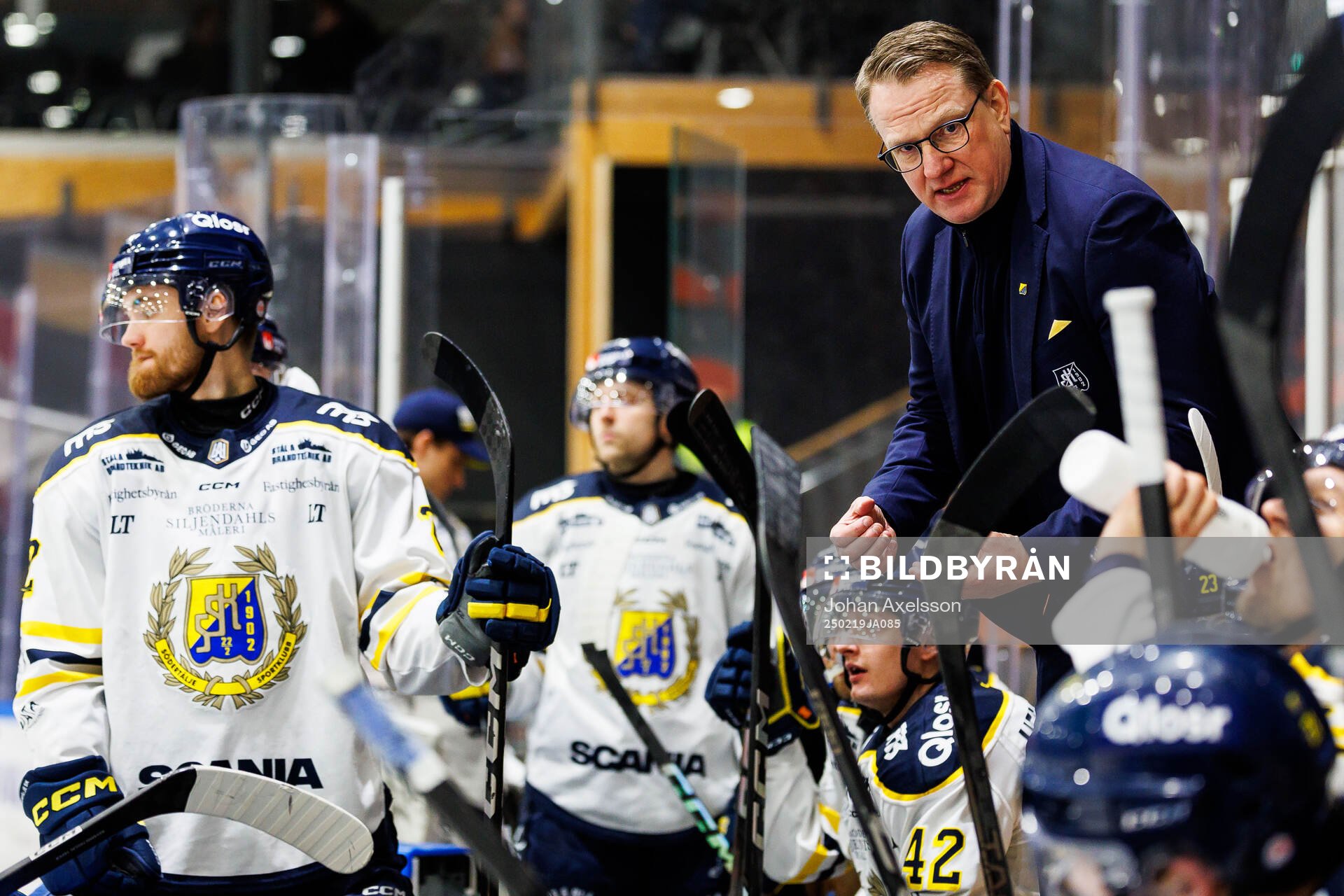 Södertäljes tränare Magnus Bogren