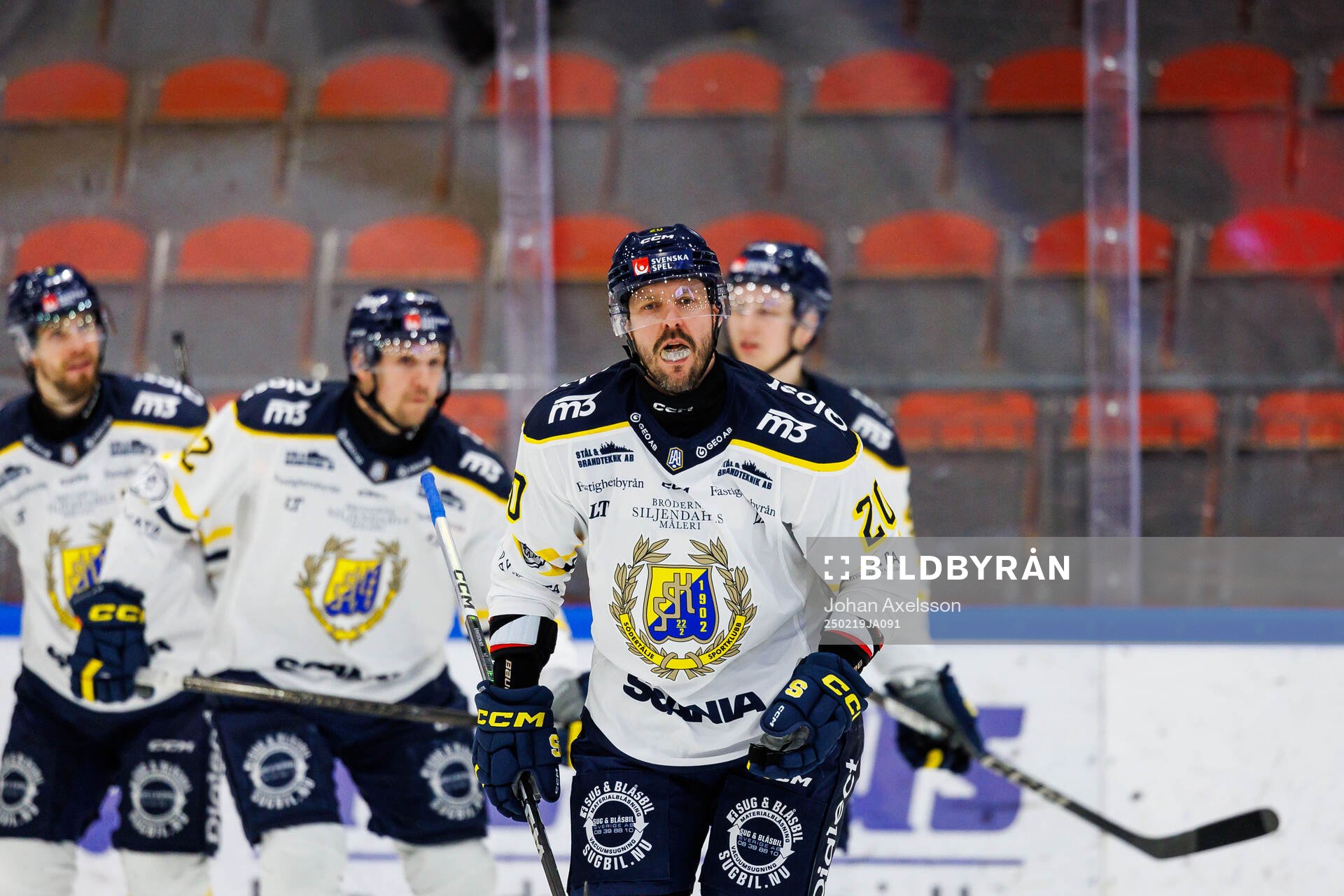 Södertäljes Marcus Eriksson jublar
