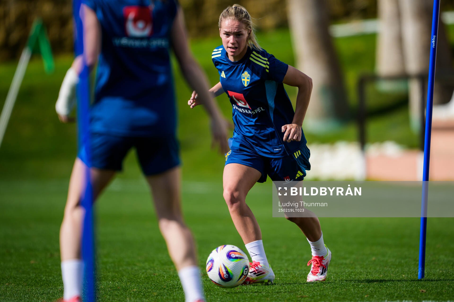 Hanna Lundkvist of the women’s national football team of