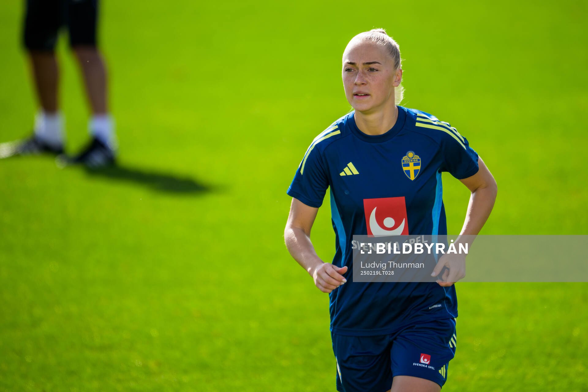 Hanna Bennison of the women’s national football team of