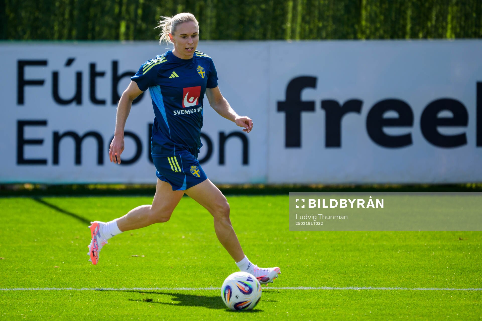 Jonna Andersson of the women’s national football team of